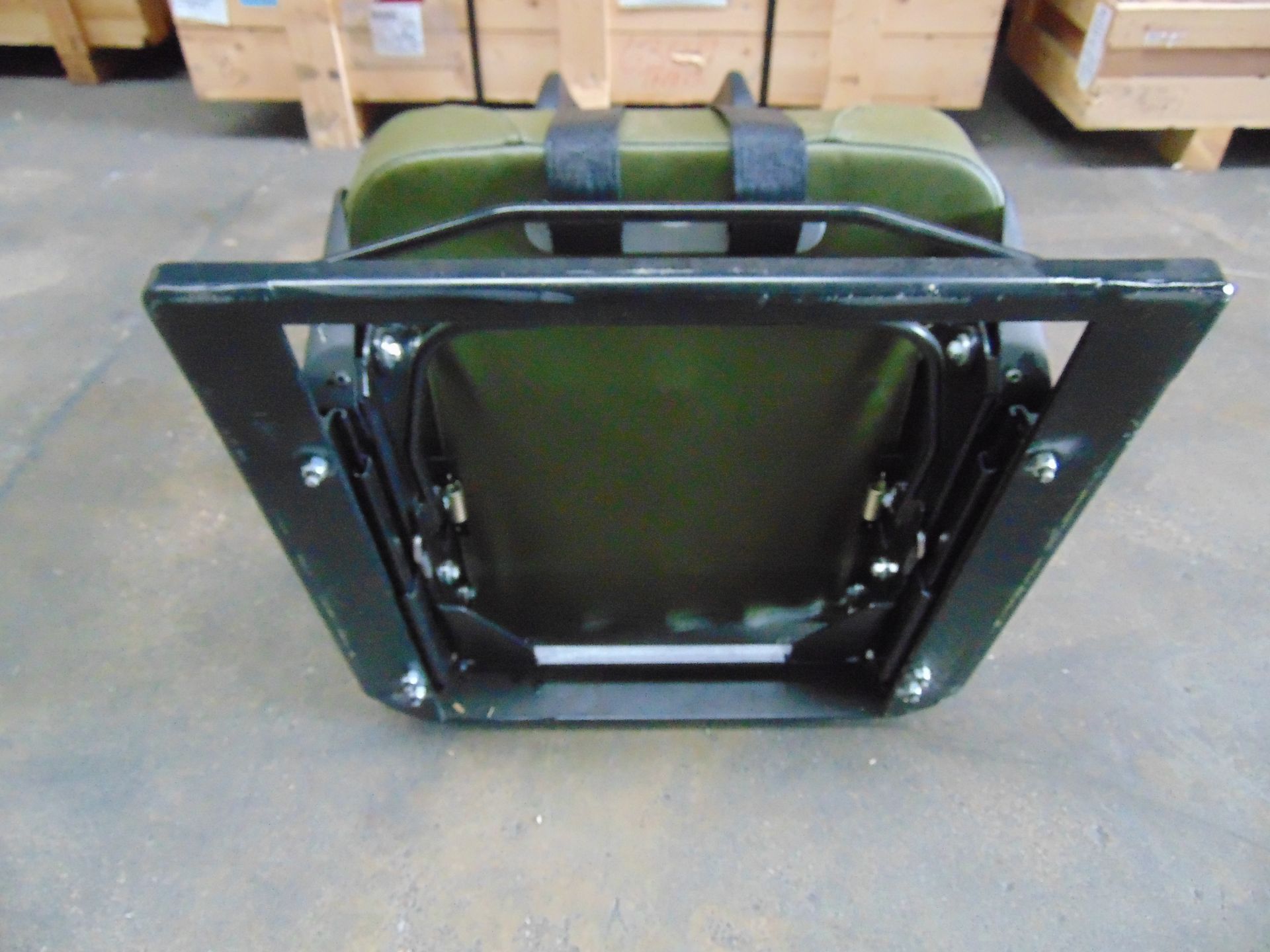 Unissued FV Drivers Seat Complete with Frame and 5 Point Harness - Image 9 of 10