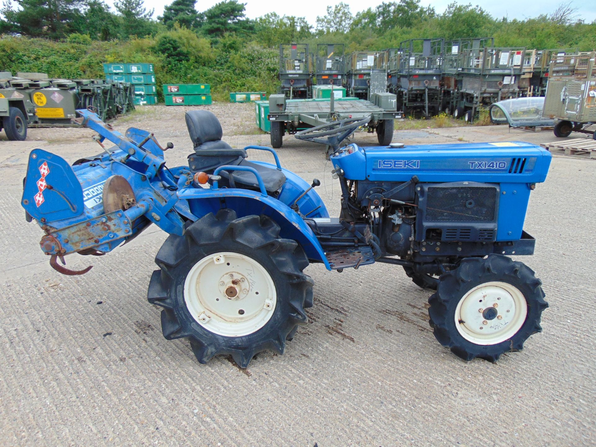 Iseki TX1410 4WD Compact Tractor c/w Rotovator ONLY 569 Hours! - Bild 5 aus 13