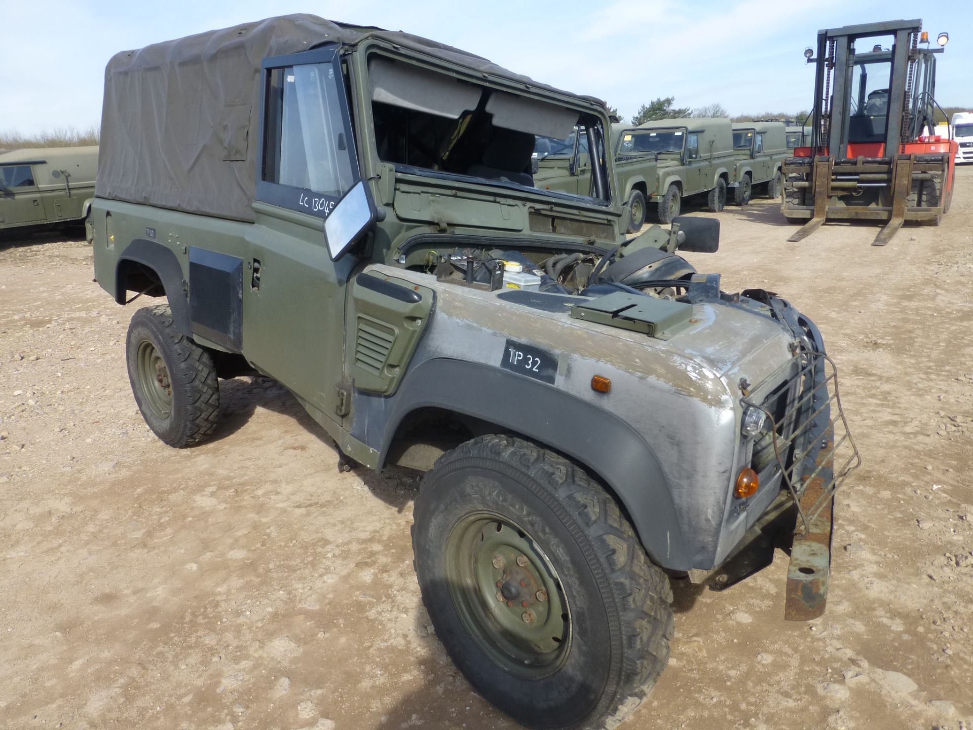 Land Rover Wolf 110 Soft Top suitable for spares or repairs