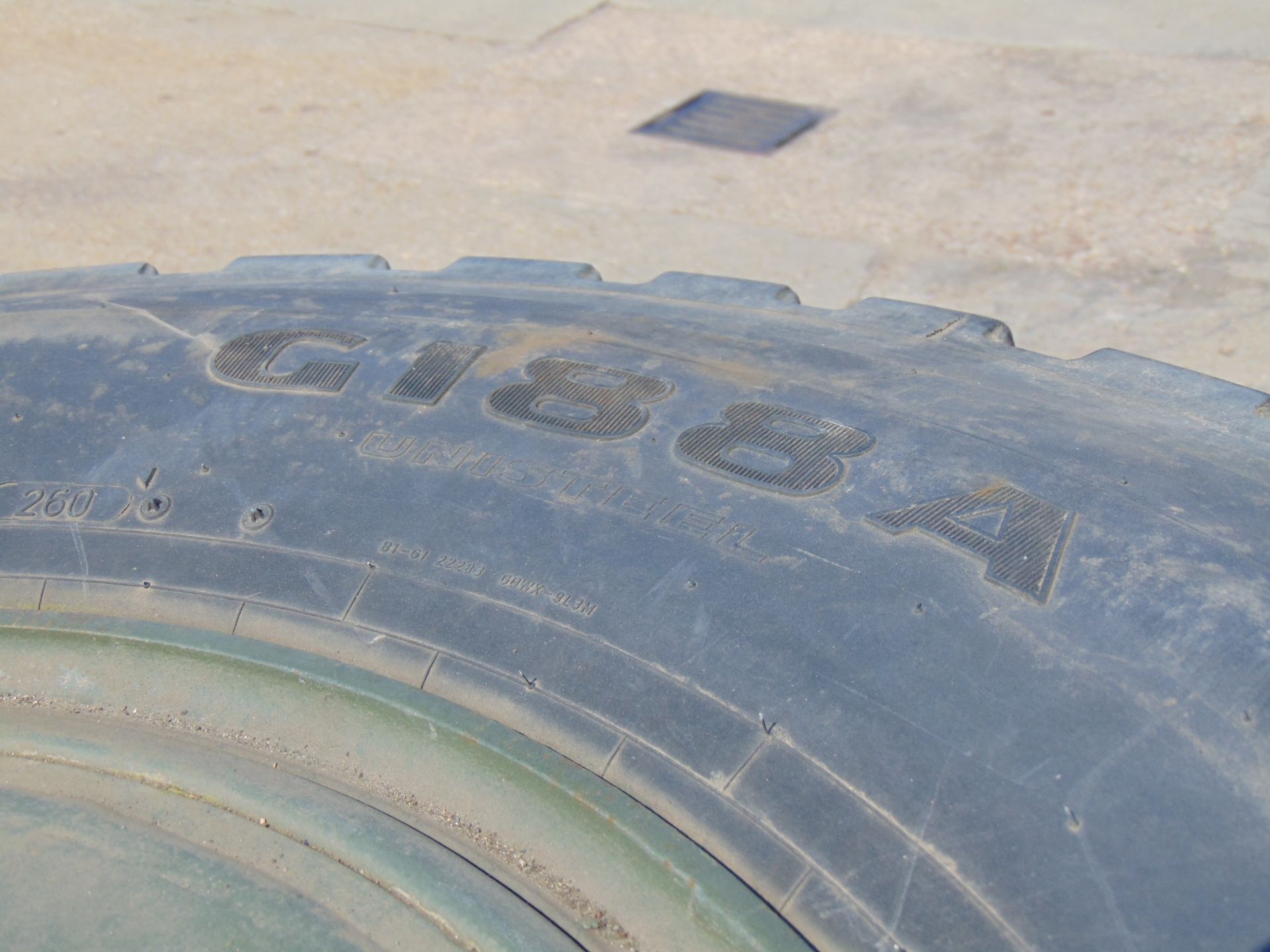 4 x Goodyear G188 12.00 R20 Tyres complete with 8 Stud Rims - Image 8 of 8