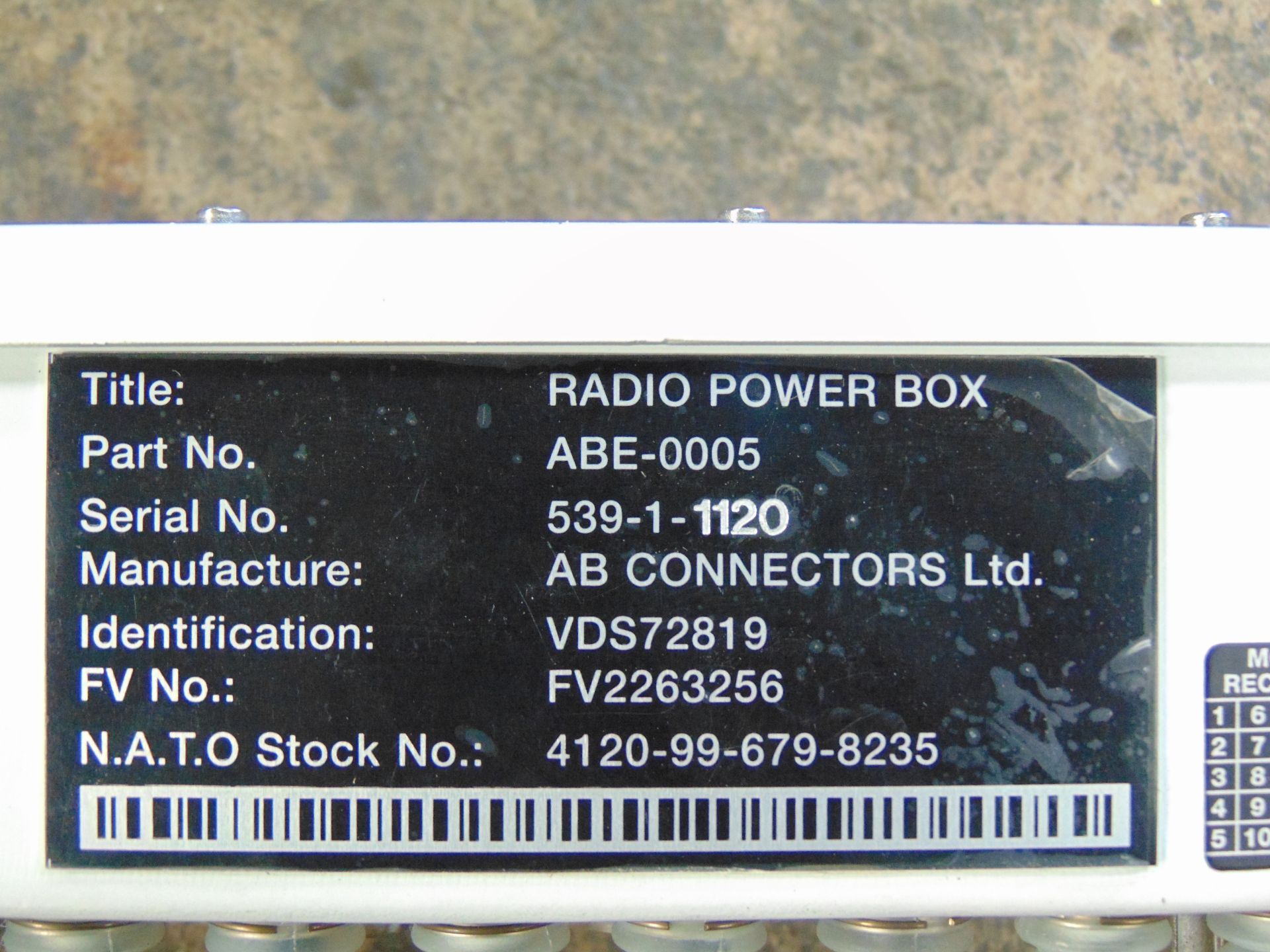 8 x Radio Power Supply Boxes P/no ABE-0005 - Image 4 of 6