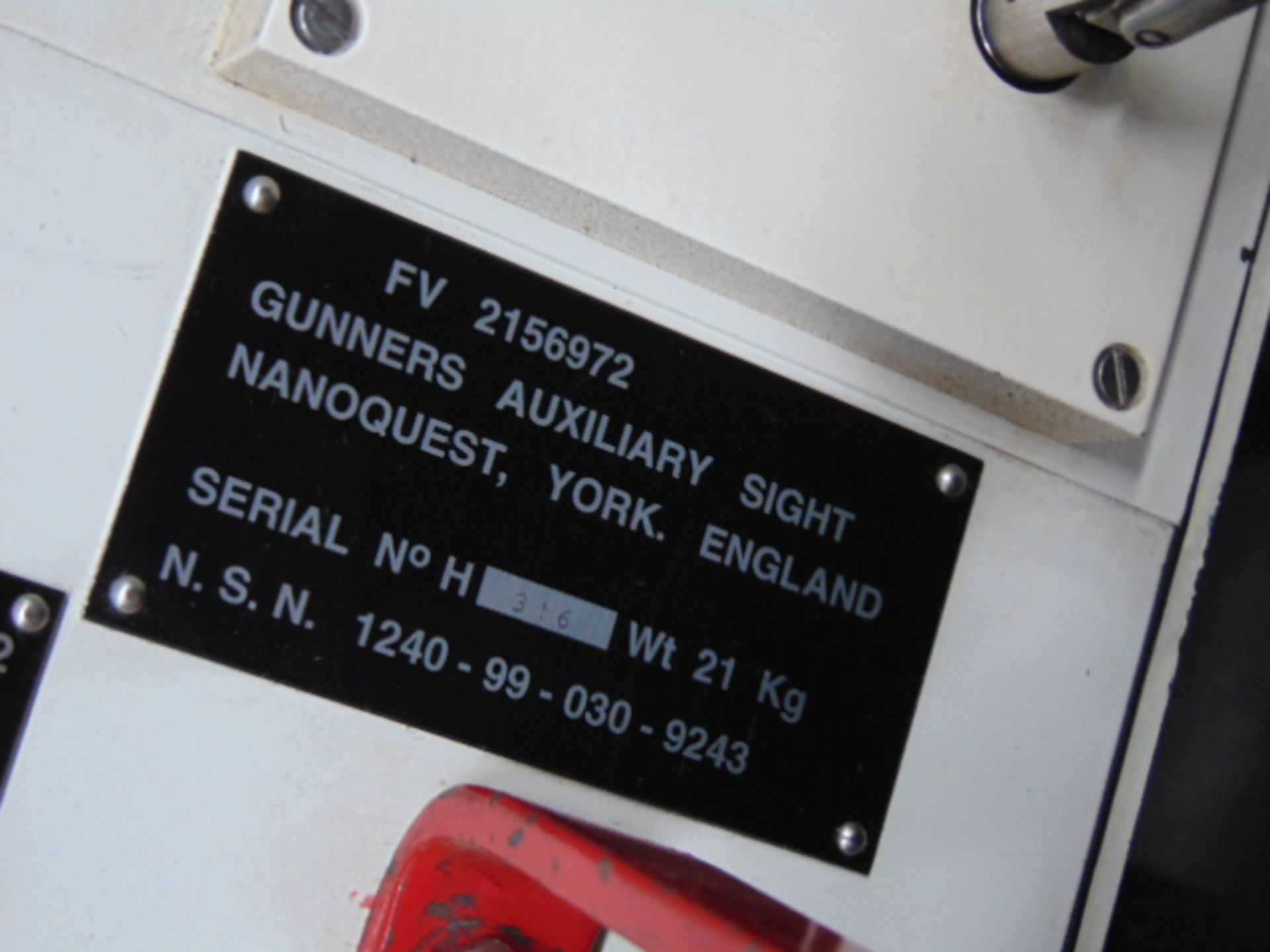 Ex Reserve FV2156972 Gunners Auxillary Sight C/W Transit Case - Image 5 of 11