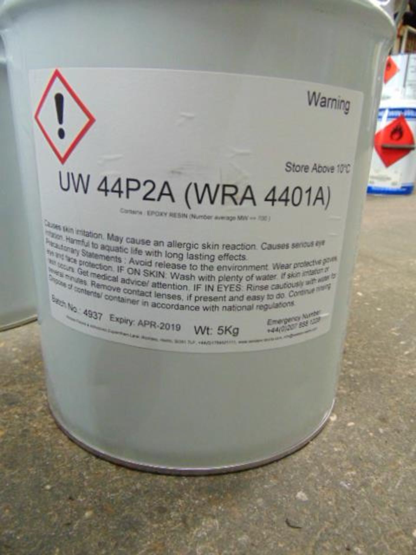 3 x 5Kg Wessex Resins 2 Part Adhesive - Image 2 of 3