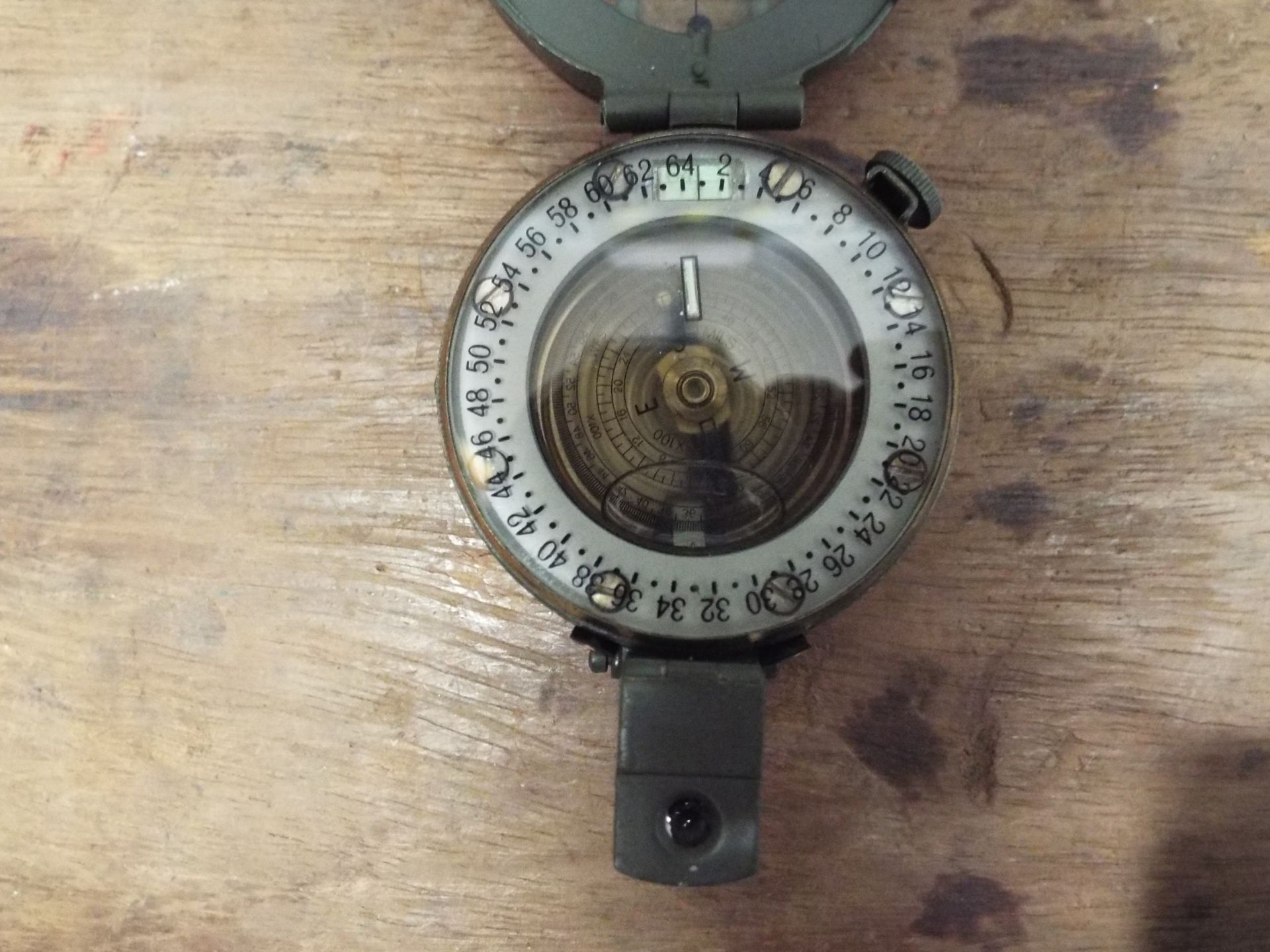 Genuine British Army Stanley Prismatic Marching Compass - Image 2 of 4