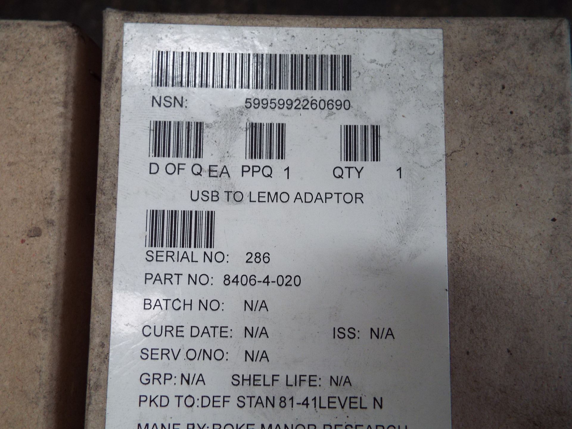 10 x Military USB to LEMO Adaptors - Image 3 of 3