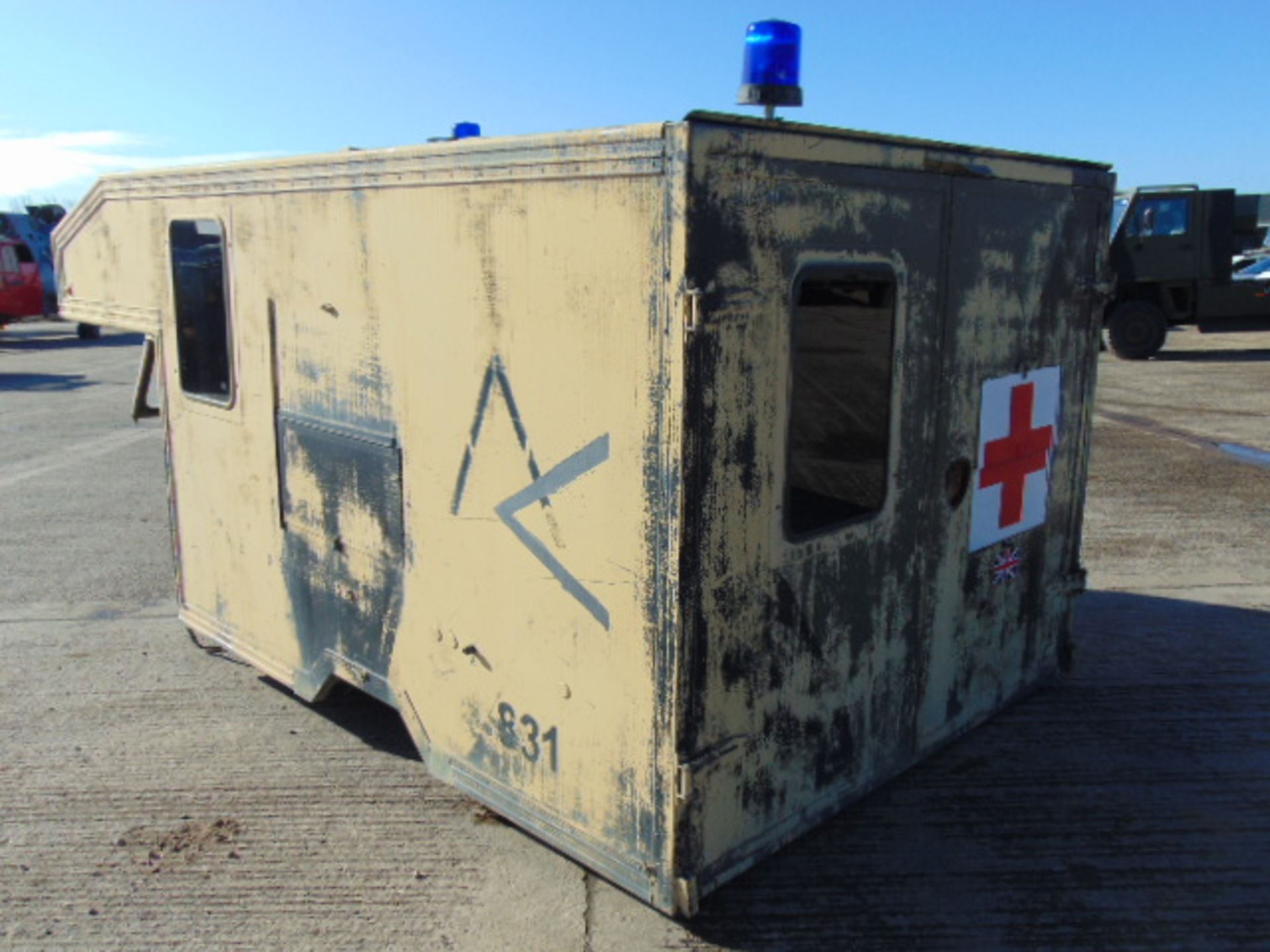 Land Rover Pulse Ambulance 130 Take Off Marshall Rear Body Assembly - Image 6 of 13