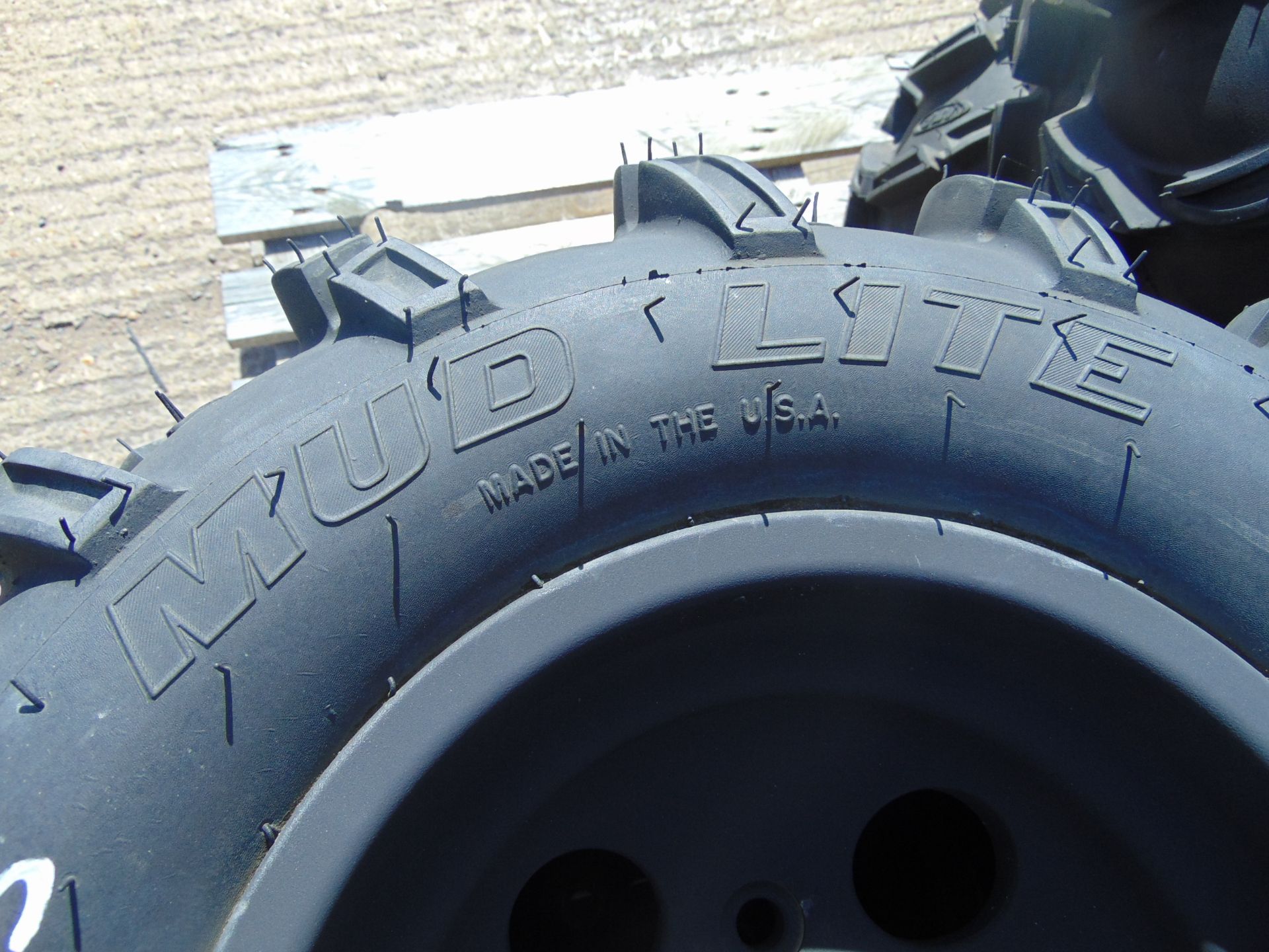 4 x ITP Mud Lite AT26x12-12 ATV/Quad Tyres with Rims - Image 4 of 8