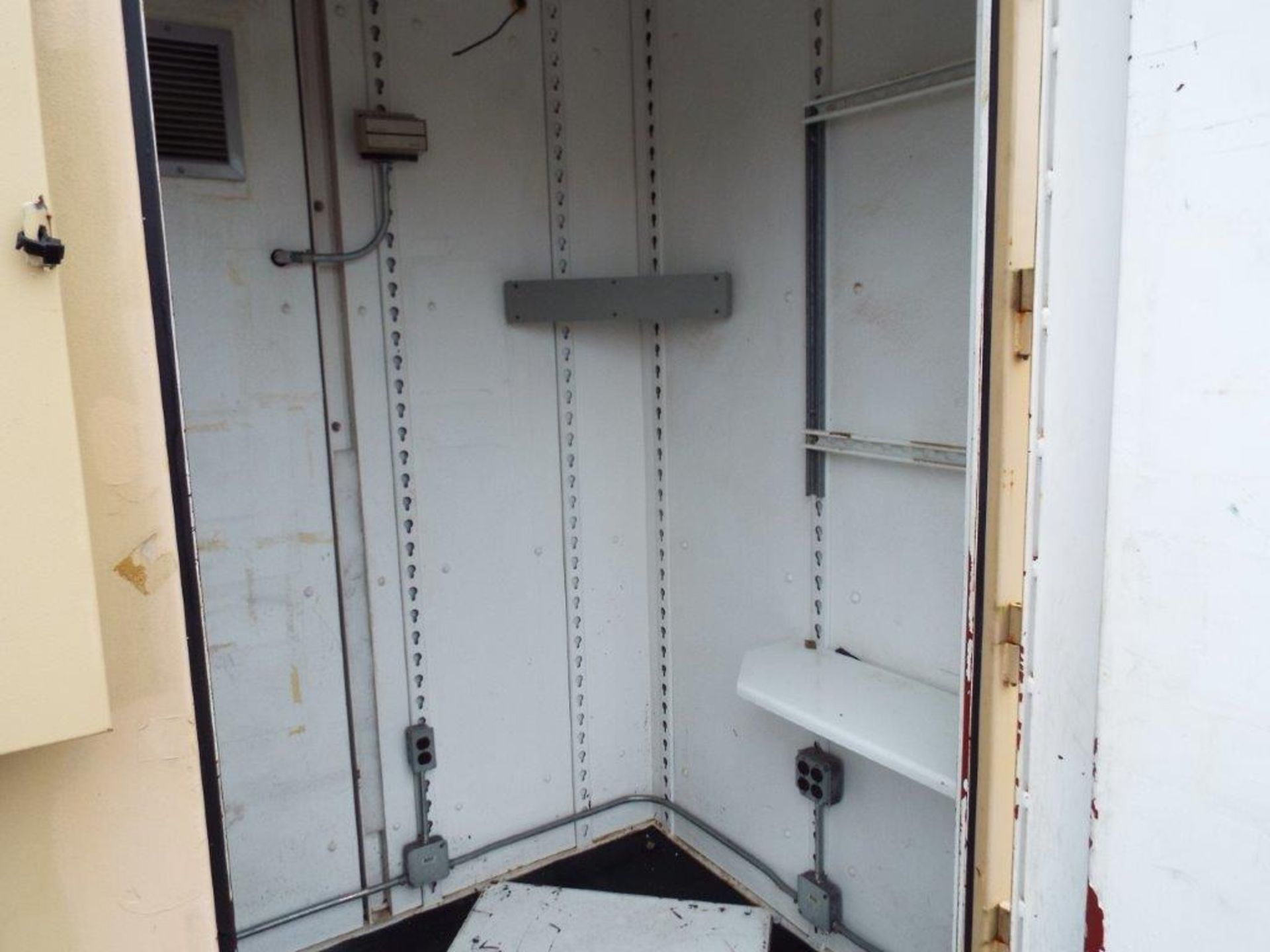 Heavy Duty Steel Portable Storage Unit C/W Twist Locks, Air Con, Electrics, Lights etc - Image 10 of 19