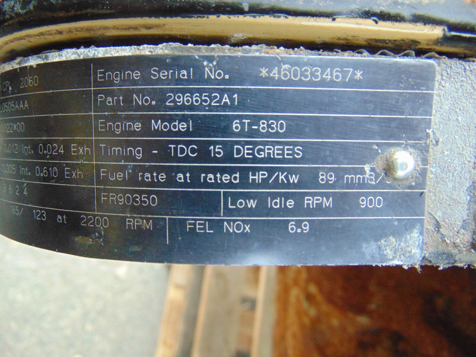 Case 6T-830 Straight 6 Turbo Diesel Engine - Image 12 of 14