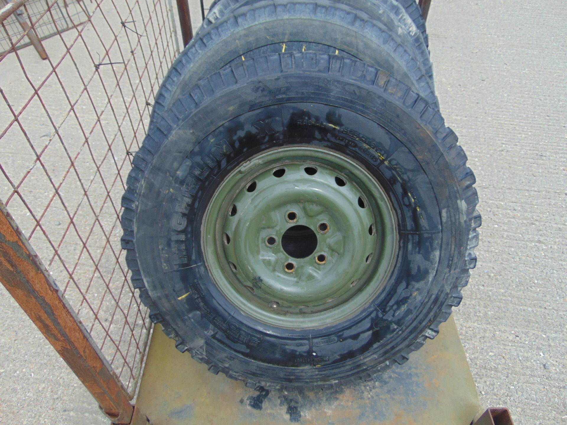 4 x Michelin XZL 8.25 R16 Tyres - Image 2 of 6