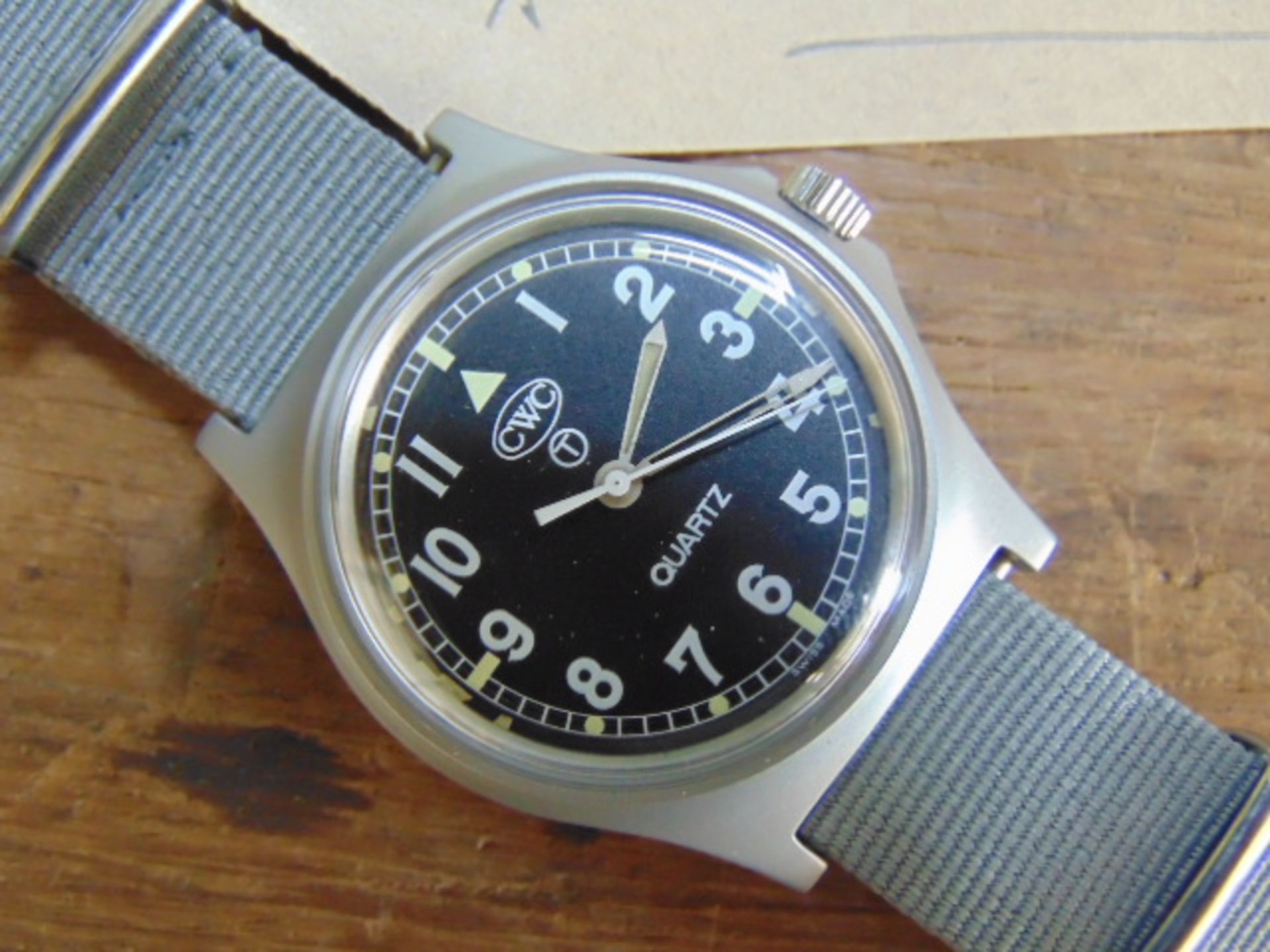 Very Rare Unissued Genuine British Army, Waterproof CWC Quartz Wrist Watch