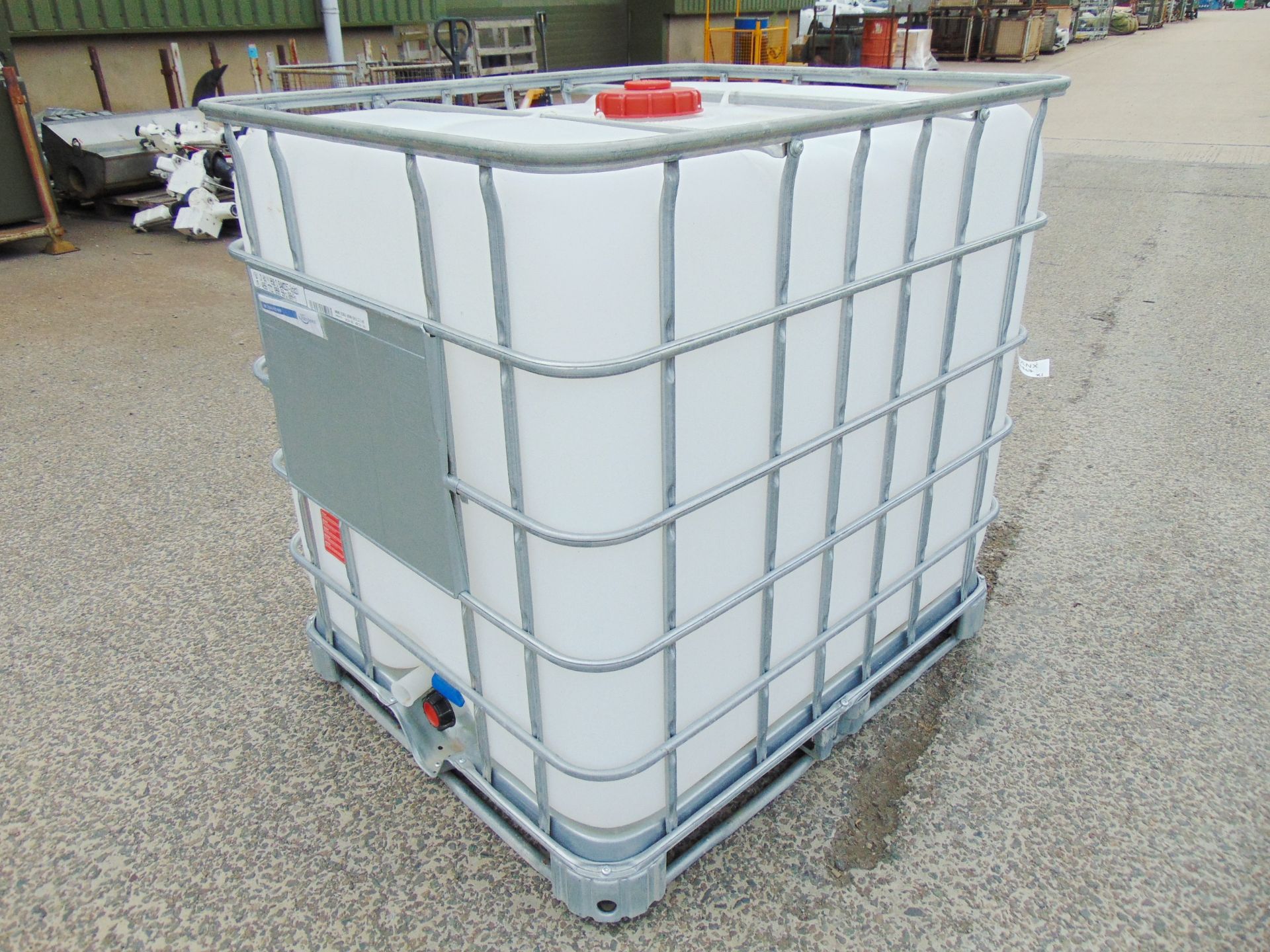 New Unused 1000 Litre Schutz IBC Container / Caged Water Tank - Image 3 of 7