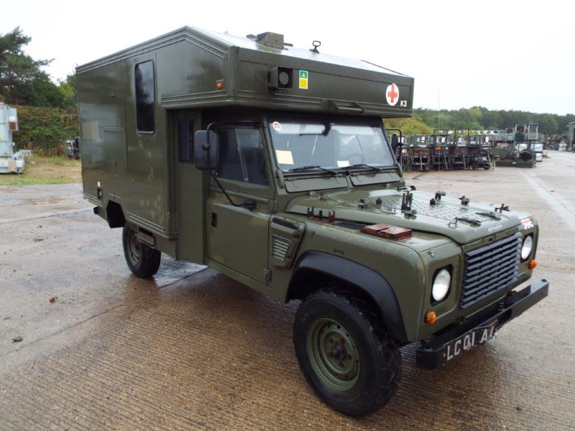 Military Specification LHD Land Rover Wolf 130 Ambulance