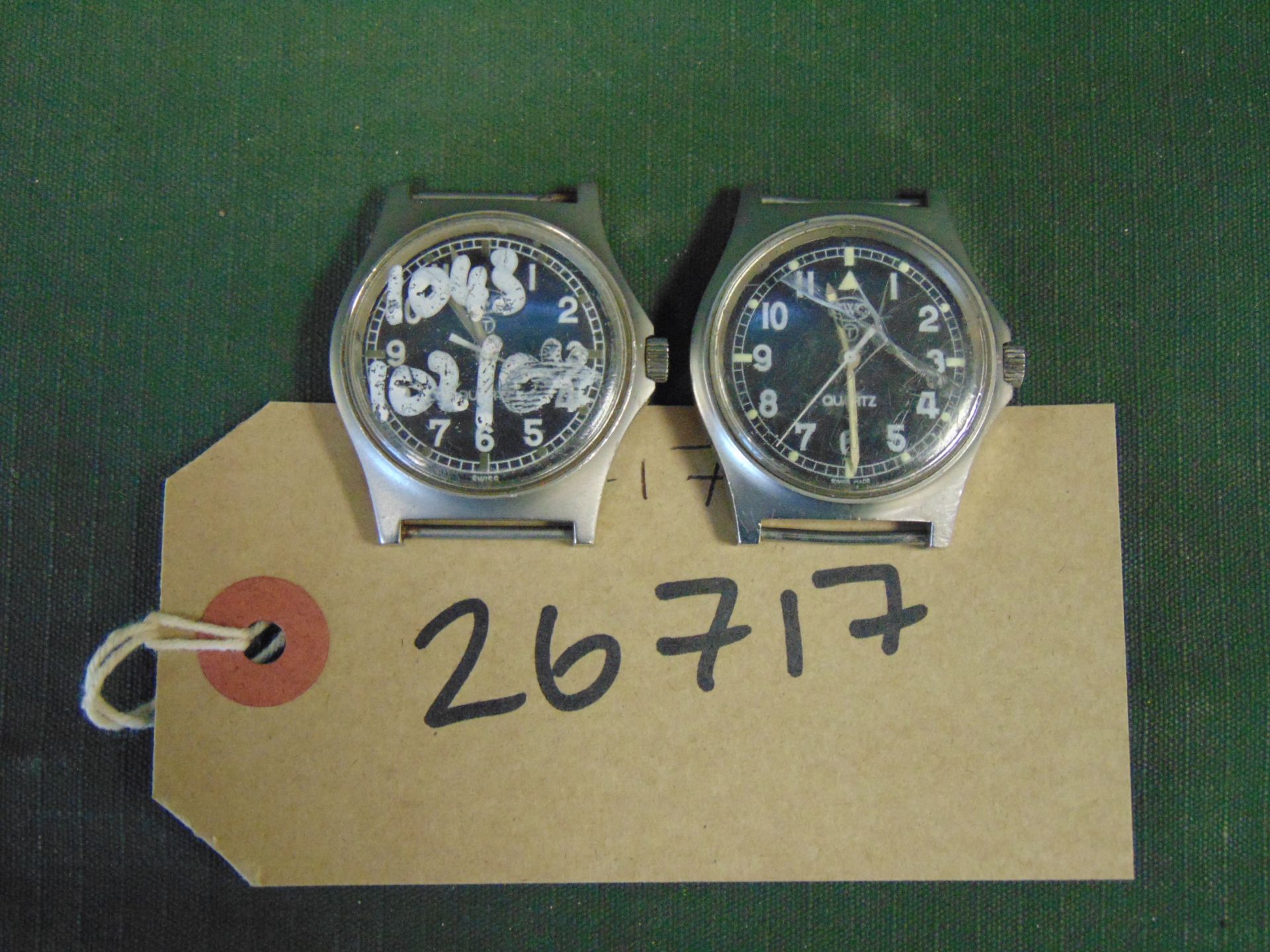 2 x CWC 0522 Royal Marines quartz wrist watches