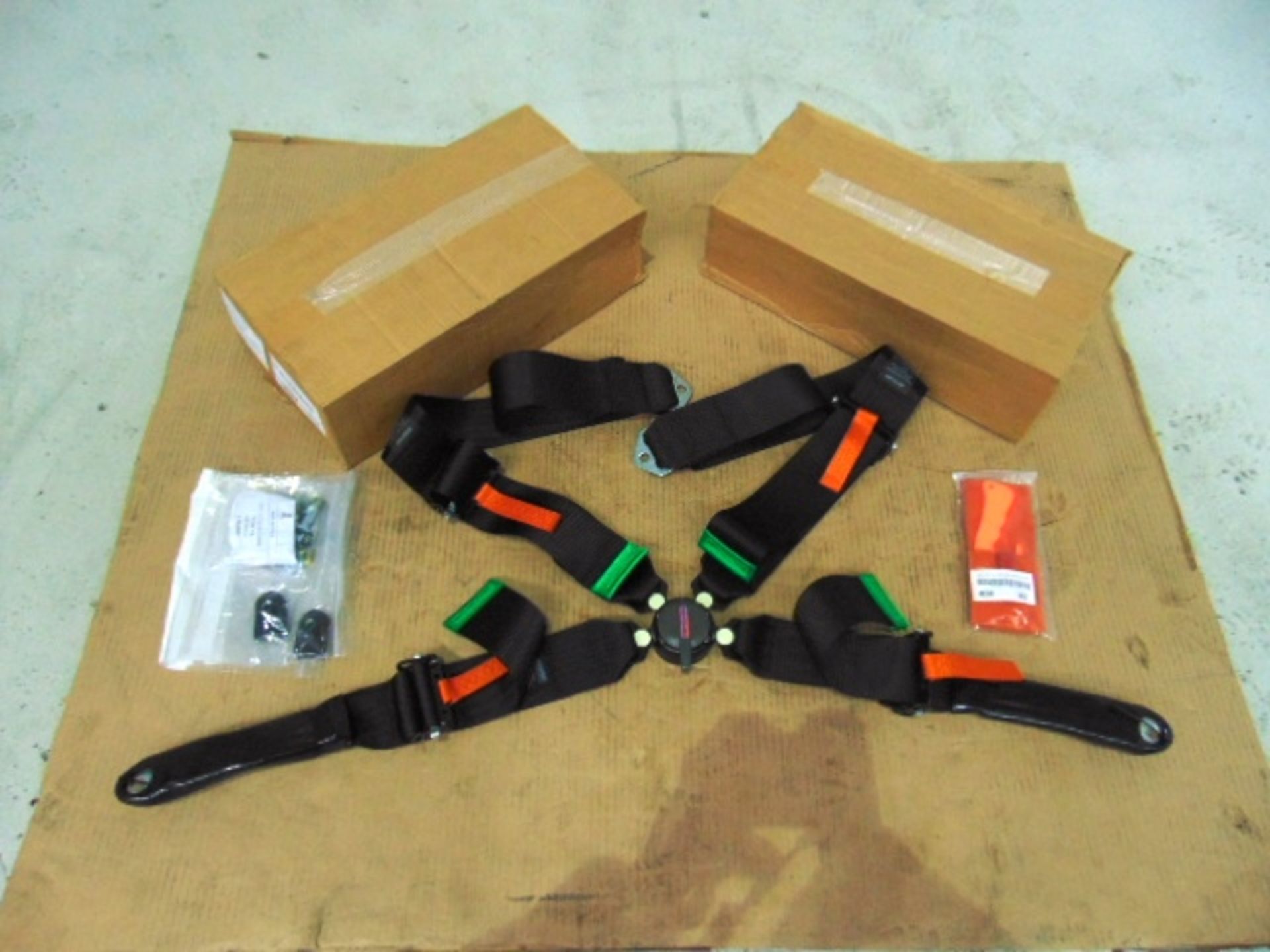 2 x Securon 720BL/V8 4 Point Driver / Co Driver Restraint Harnesses