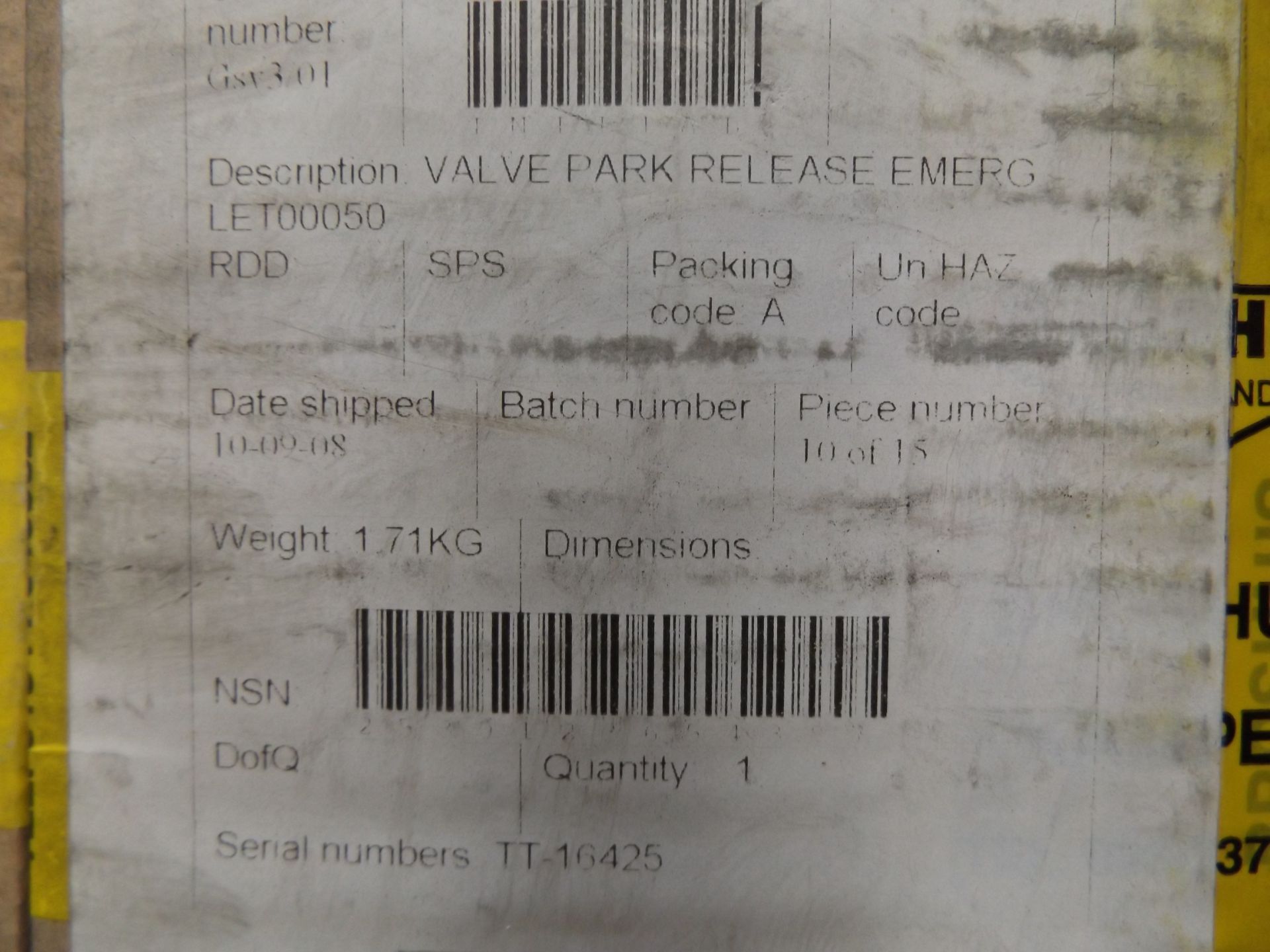 4 x Wabco Parking Brake Release Valves - Image 6 of 6