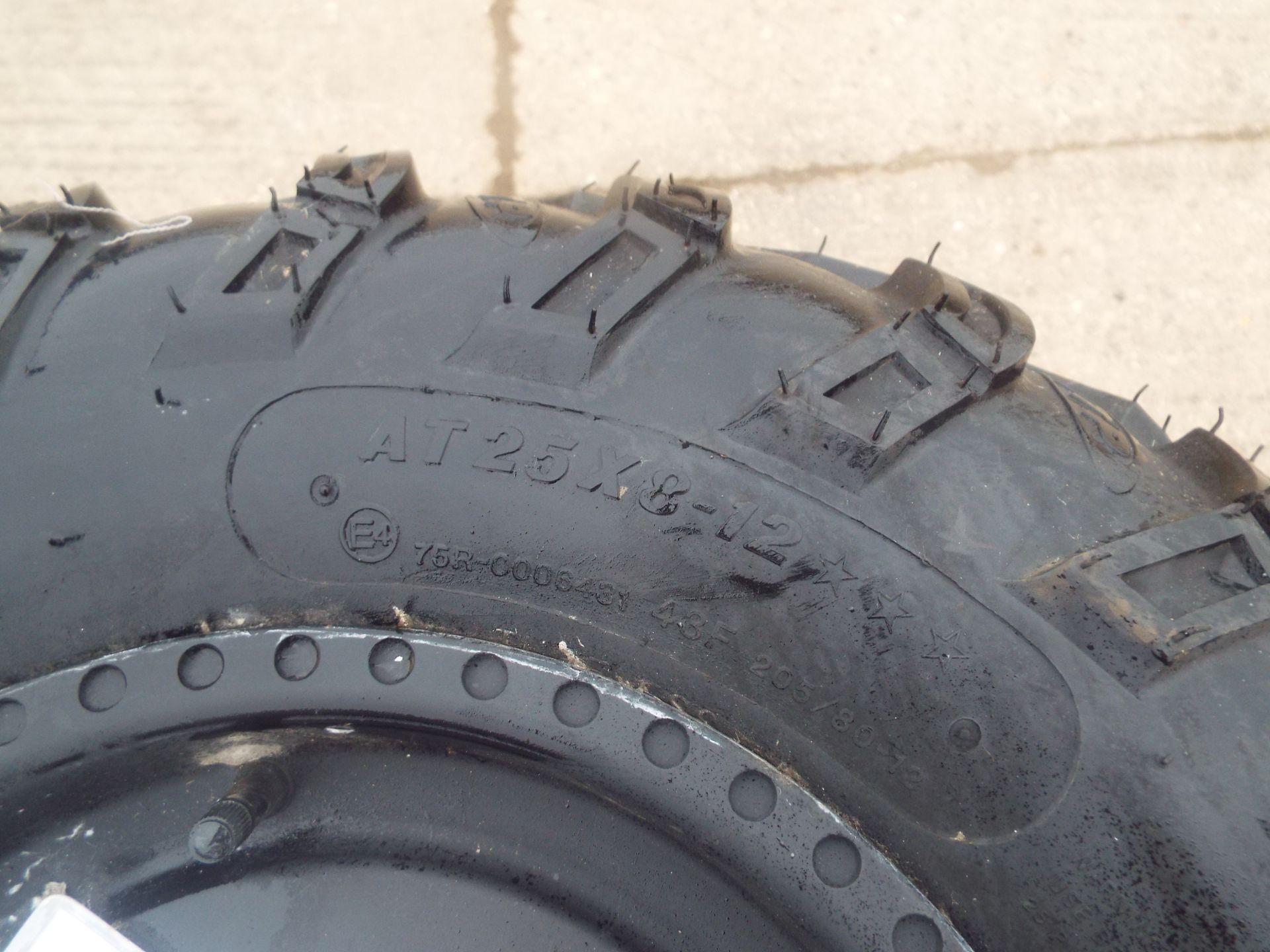 6 x ITP Mud Lite AT25x8-12 ATV/Quad Tyres - Image 5 of 8