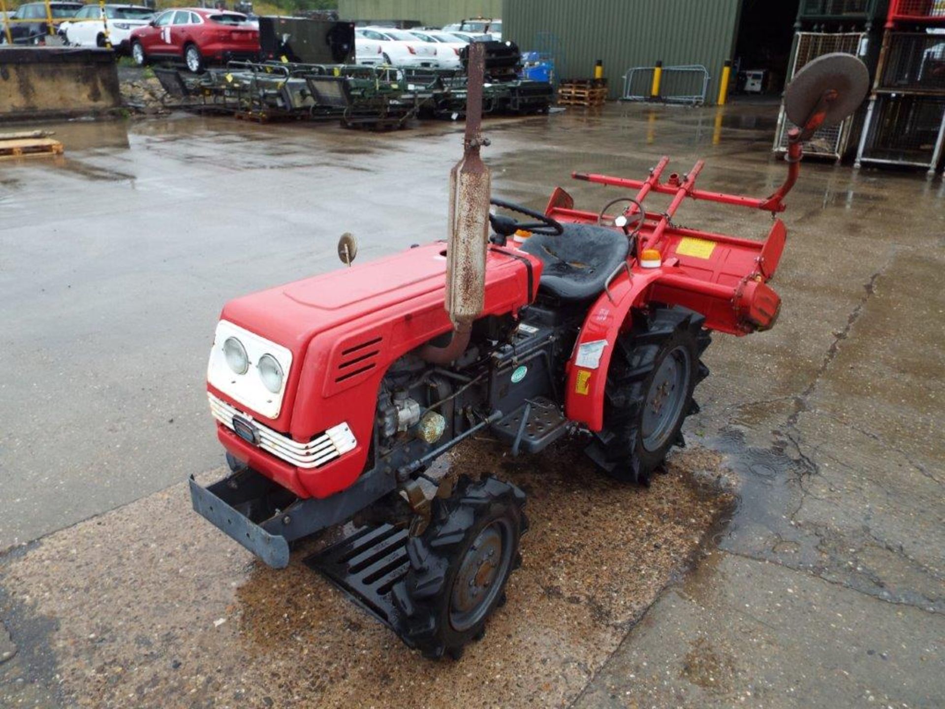 Shibaura 4WD Compact Tractor C/W Rotovator - Image 3 of 22