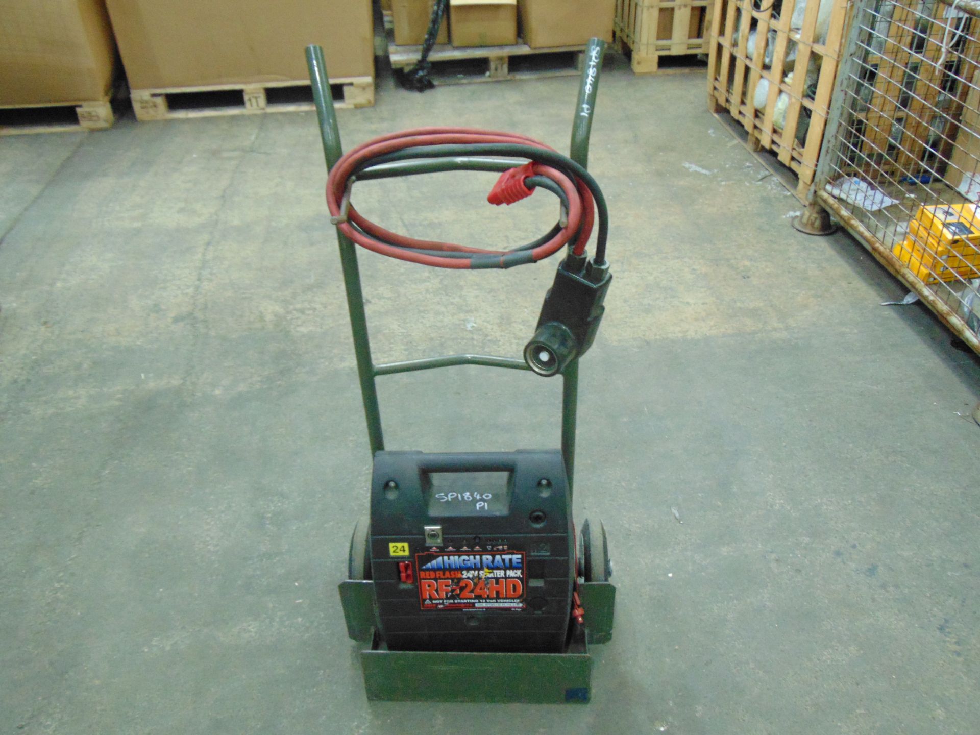 High Rate 24V Battery Slave Pack with Trolley