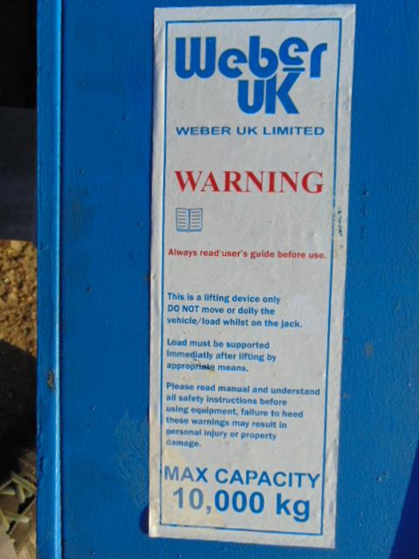 Weber UK 10000KG Trolley Jack - Image 5 of 5