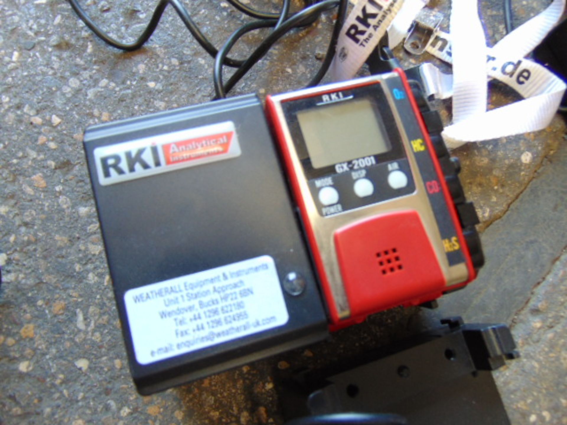 3 x RKI GX-2001 Gas Monitors C/W Chargers - Image 2 of 5