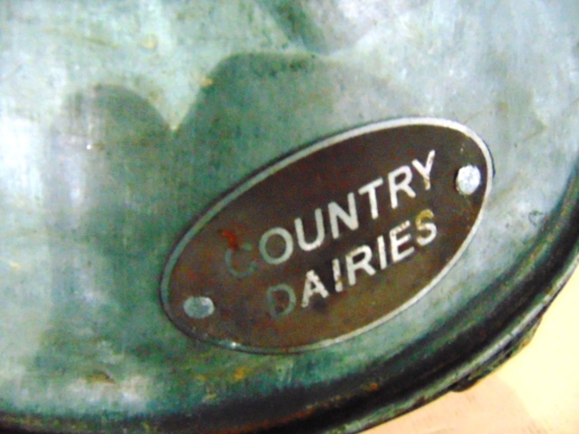 Large Antique Galvanised Milk Churn - Image 5 of 6