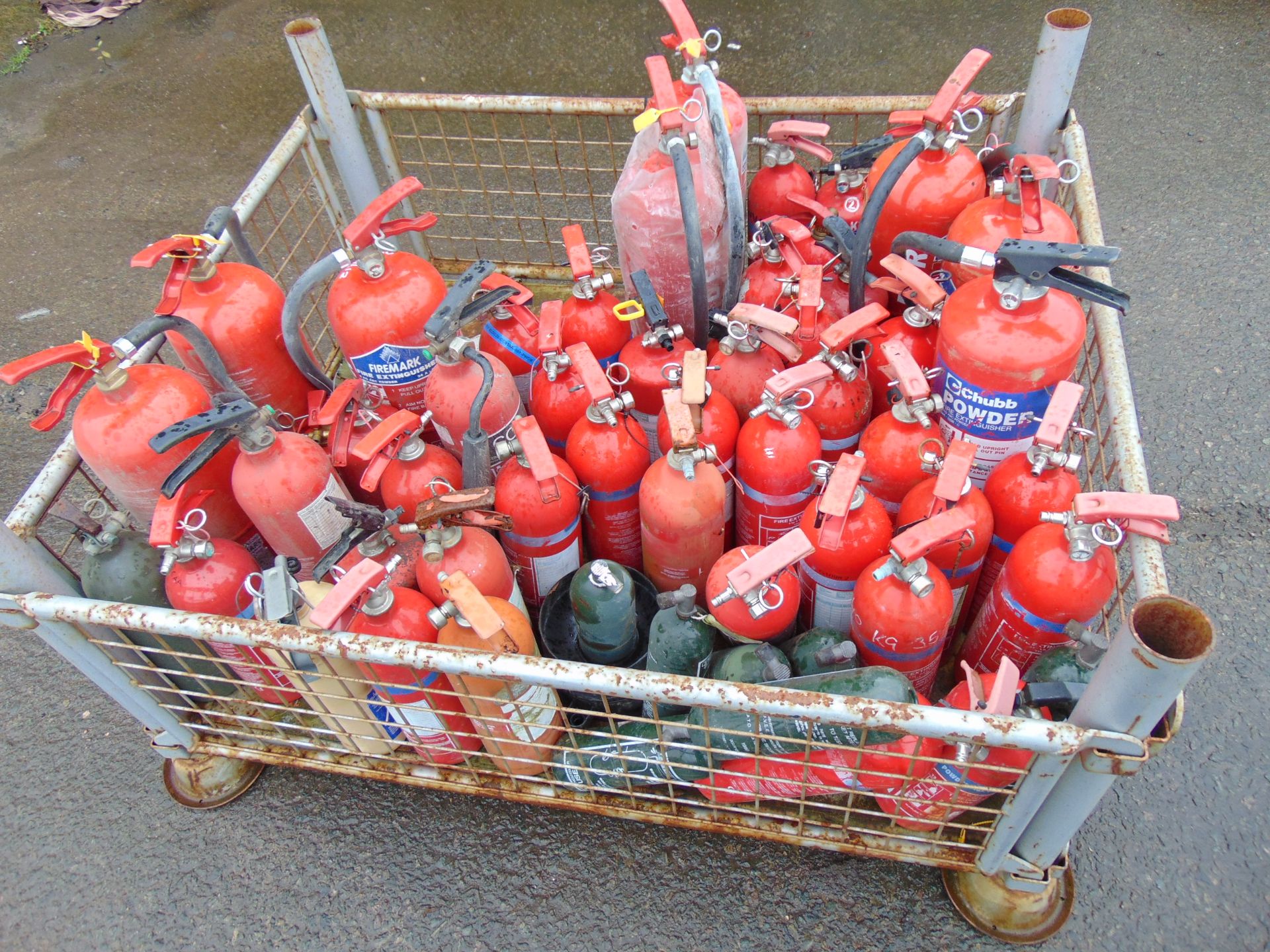 Stillage of Mixed Fire Extinguishers (Approx 50) - Image 2 of 2
