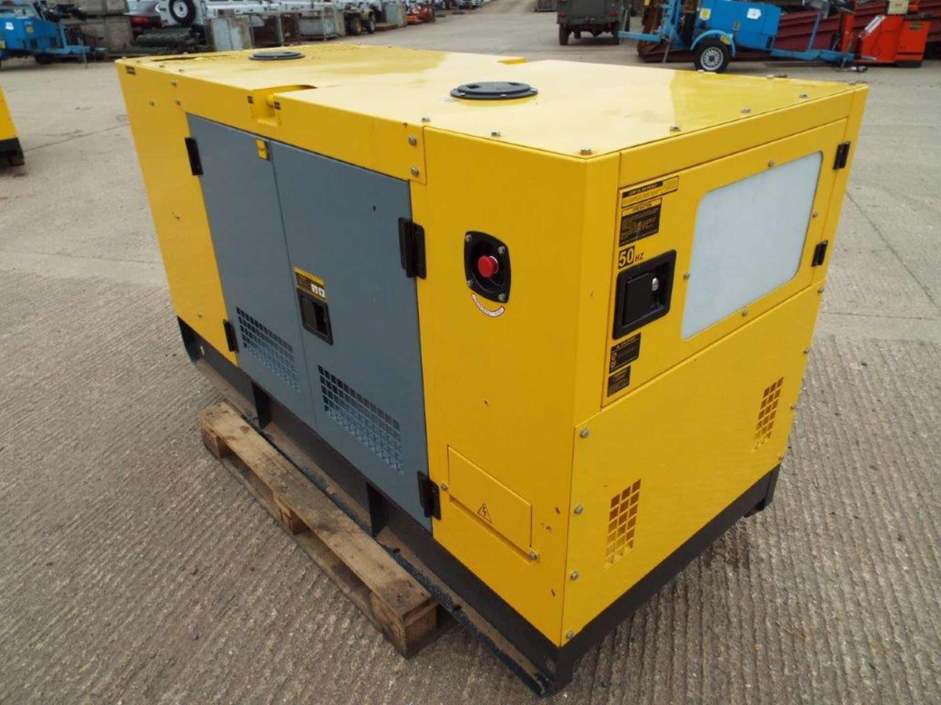 UNISSUED WITH TEST HOURS ONLY 40 KVA 3 Phase Silent Diesel Generator Set - Image 8 of 20