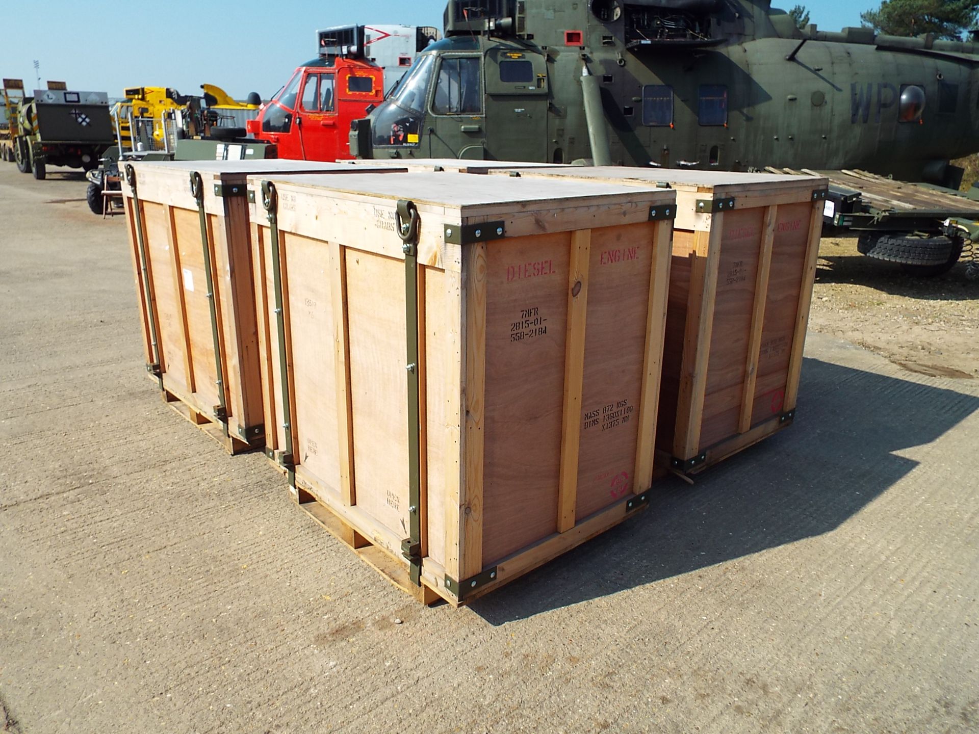 4 x Large Heavy Duty Packing/Shipping Crates