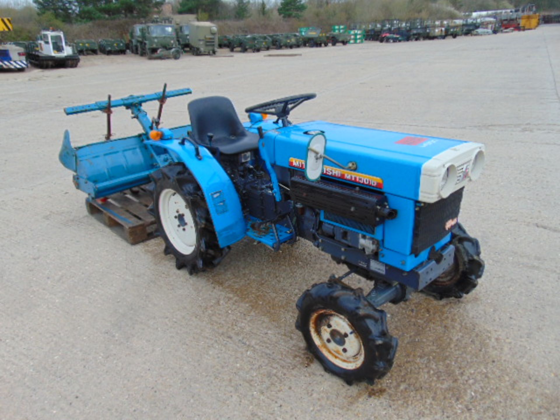 Mitsubishi MT1301D Compact Tractor with Rotovator