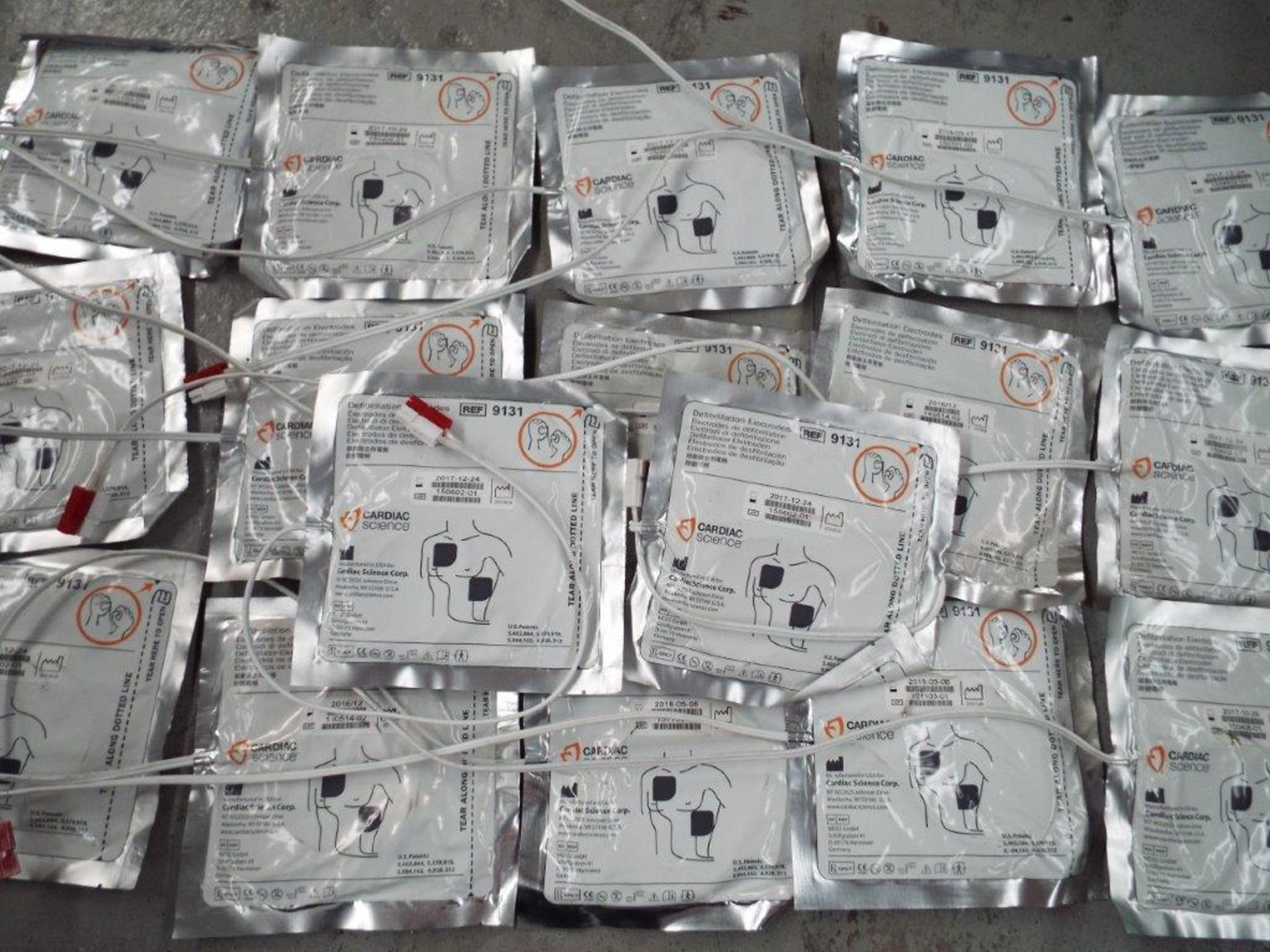 17 x Cardiac Science Powerheart G3 Replacement Electrodes