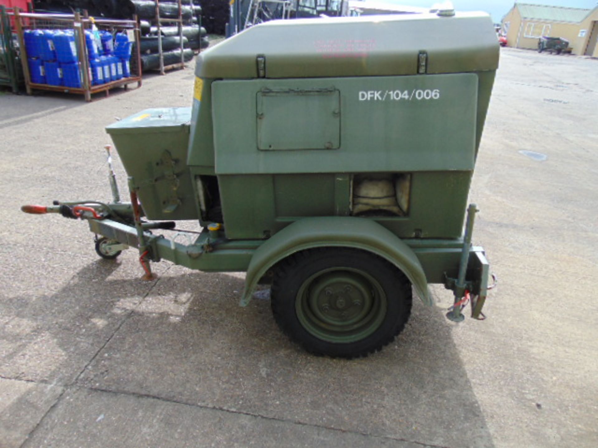 Ex Uk Royal Air Force Trailer Mounted 25 KVA Generator - Image 5 of 20