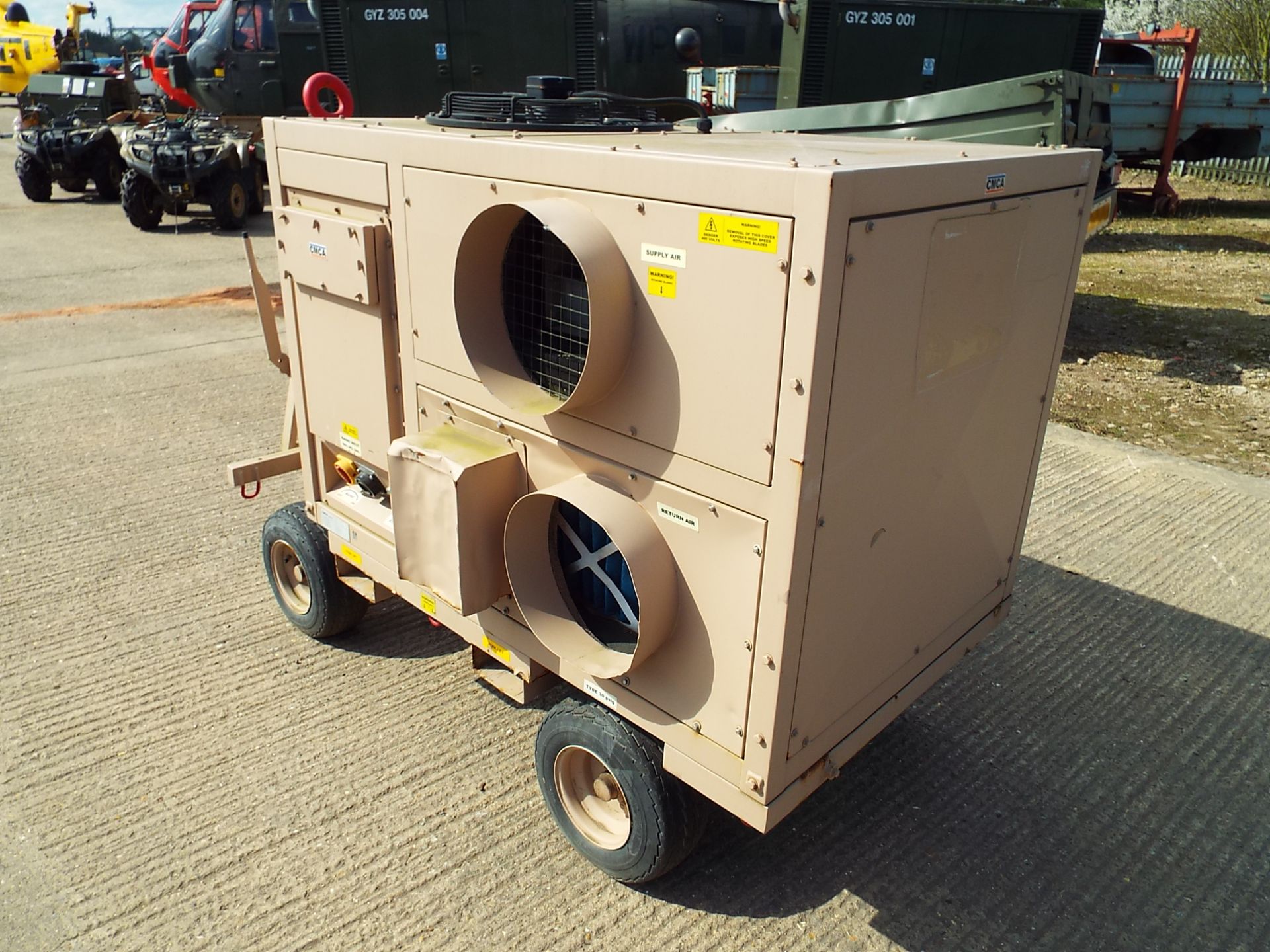 Trailer Mounted CMCA C120-S Ruggedised Air Conditioning Unit - Image 3 of 13