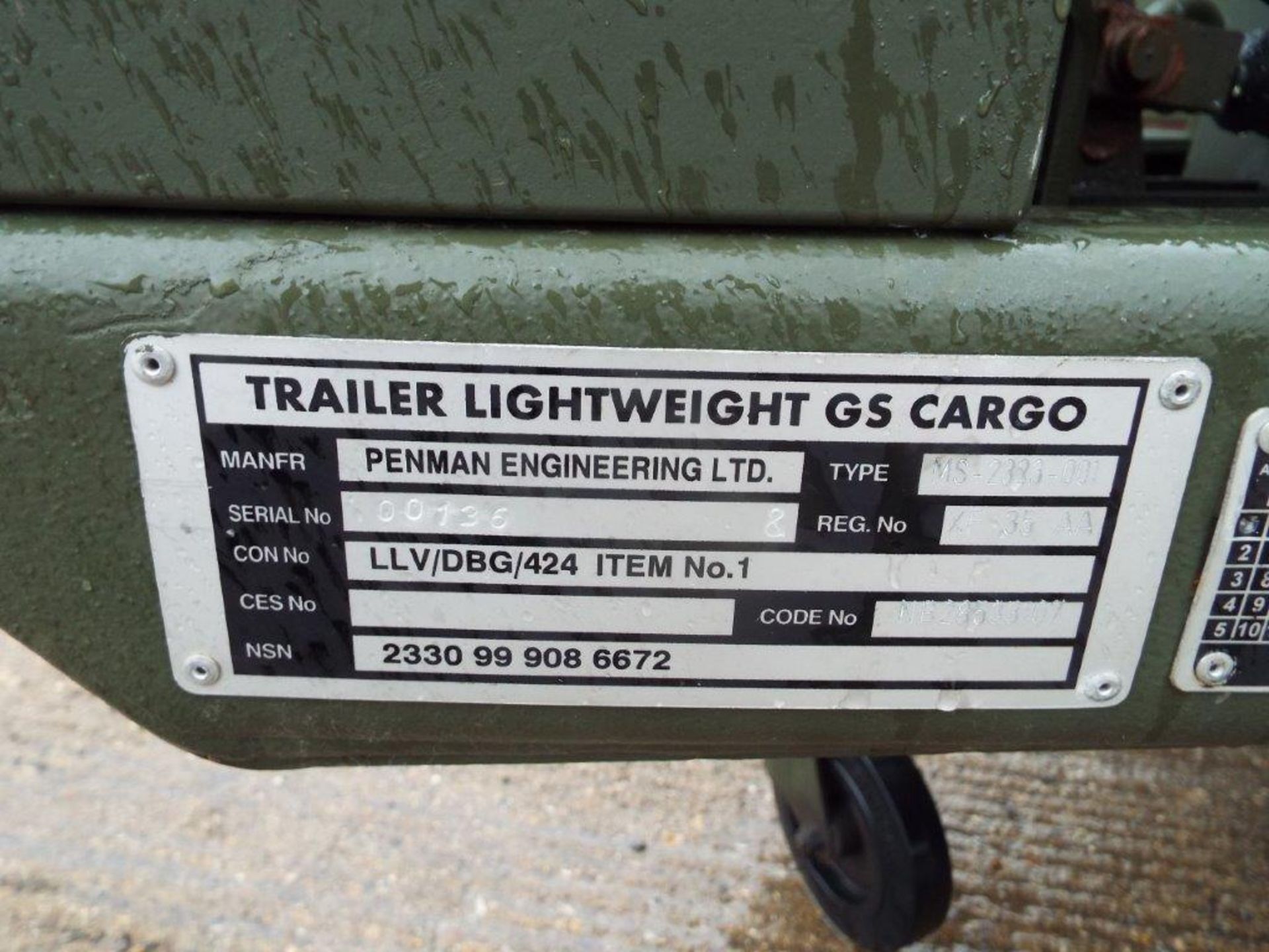 Penman General Lightweight Trailer - Image 16 of 18