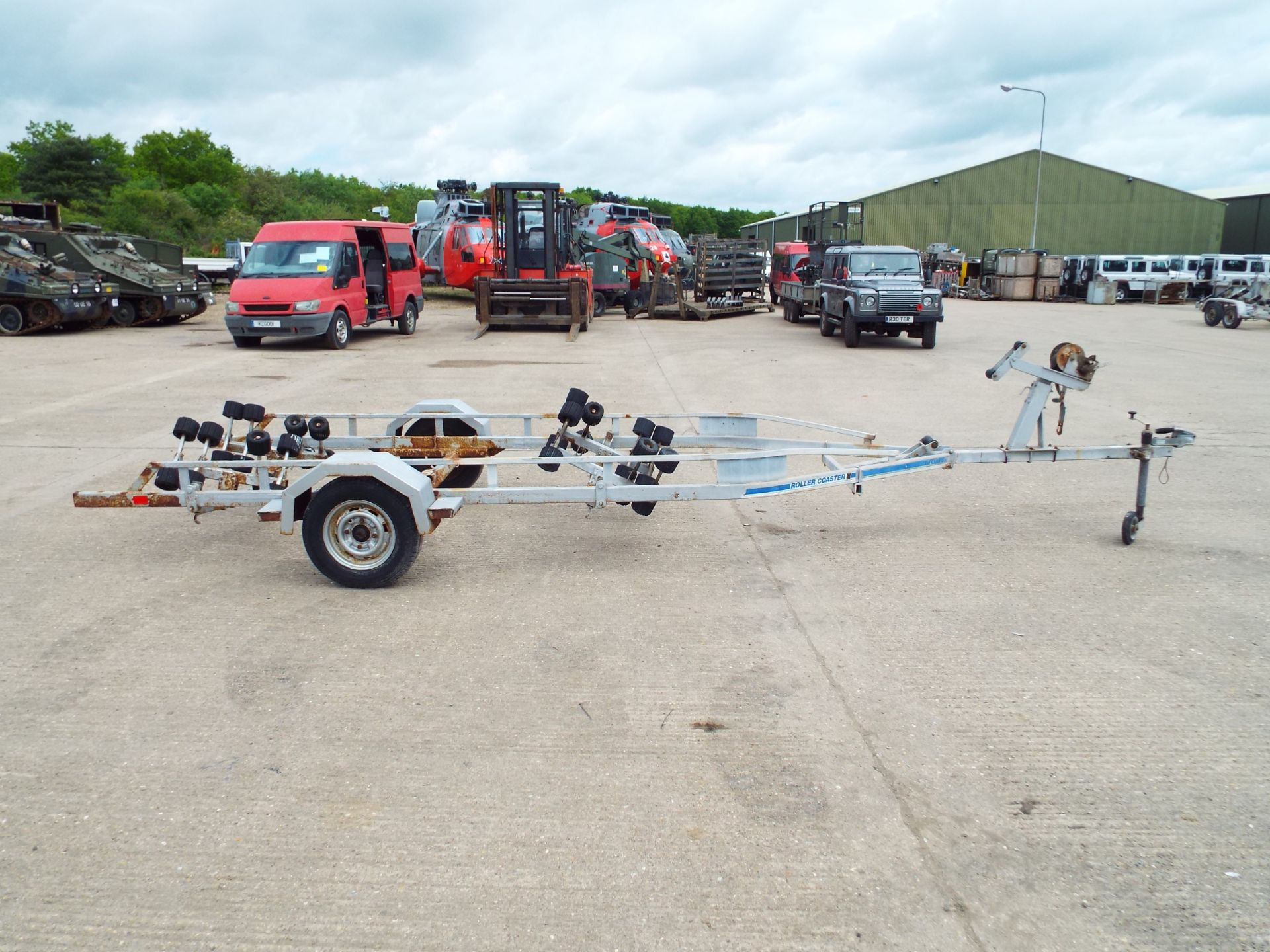 Hallmark Super Roller Coaster 9 Single Axle Boat / Rib Trailer - Image 8 of 17