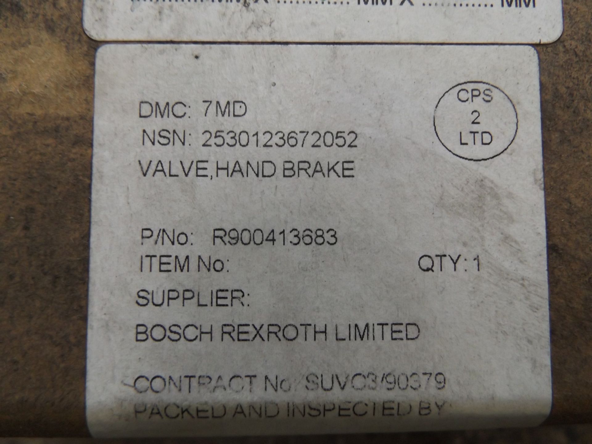 4 x Bosch Rexroth Hand Brake Valve Assy P/No R900413683 - Image 4 of 4