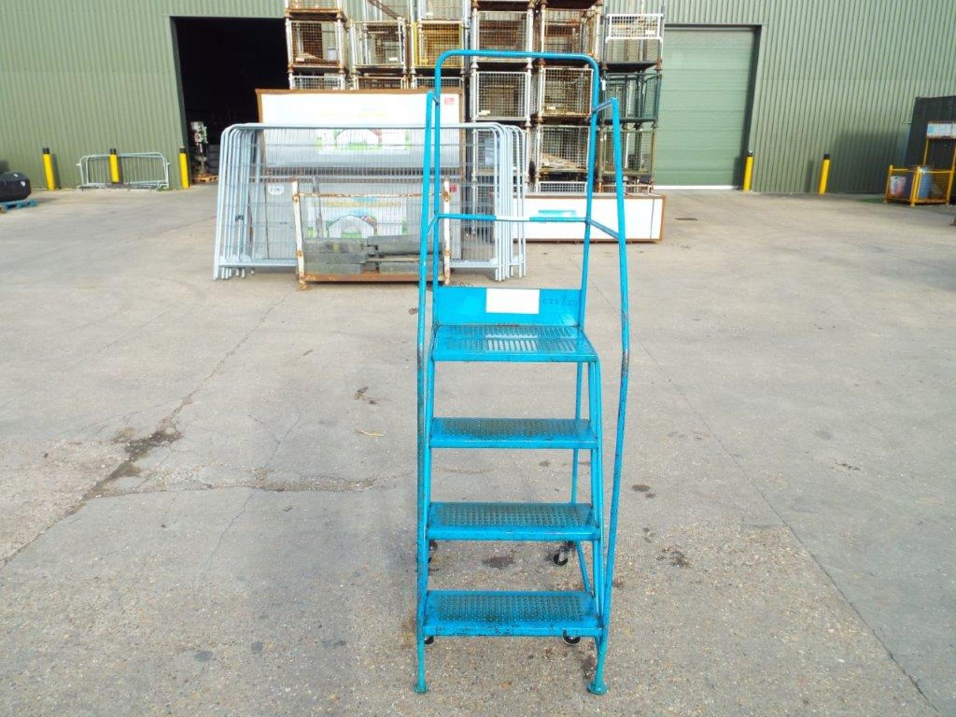 Klime-Ezee 4-Step mobile Warehouse Ladder - Bild 2 aus 8