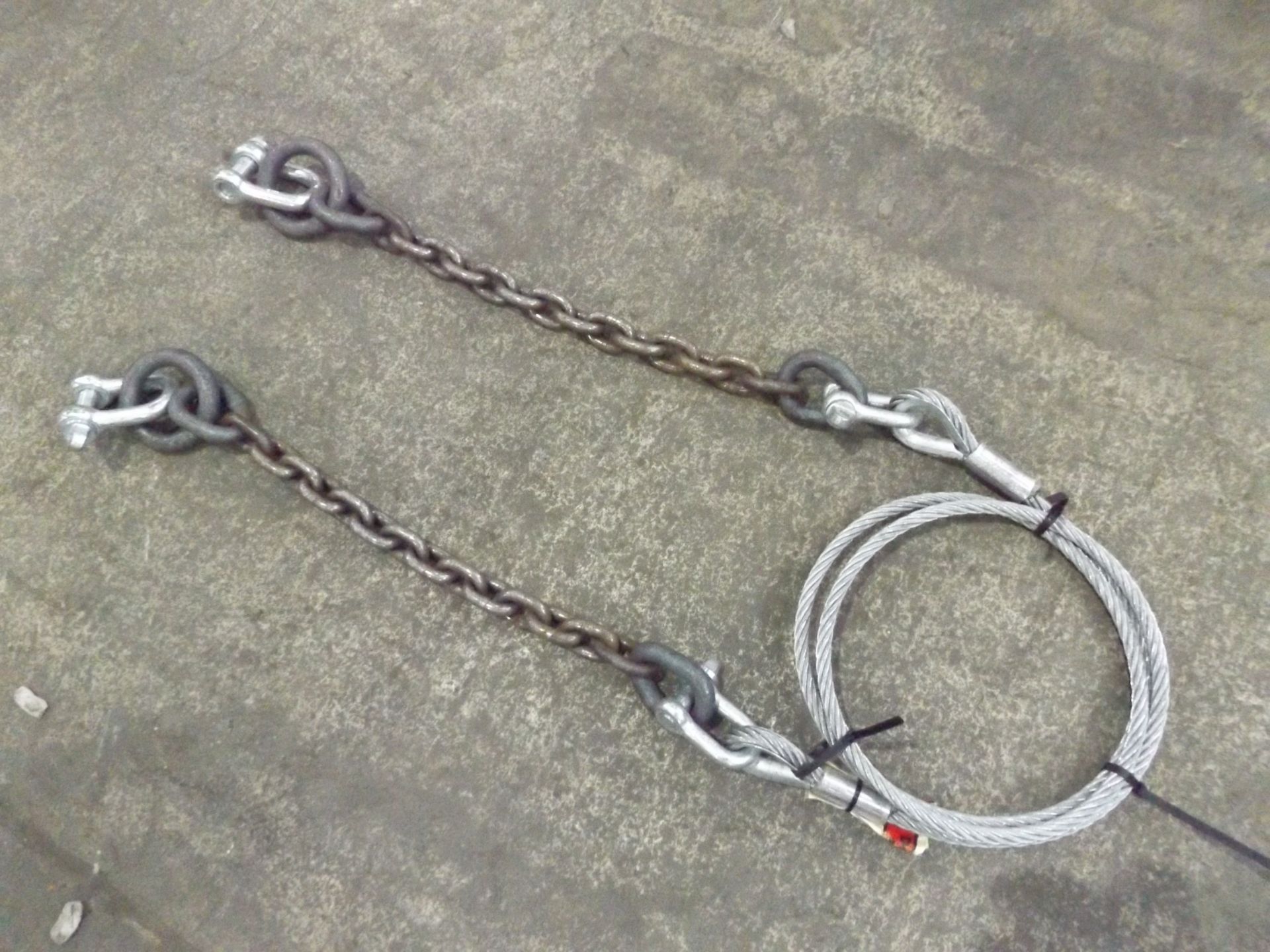 Unissued Wire Rope and Chain Assy