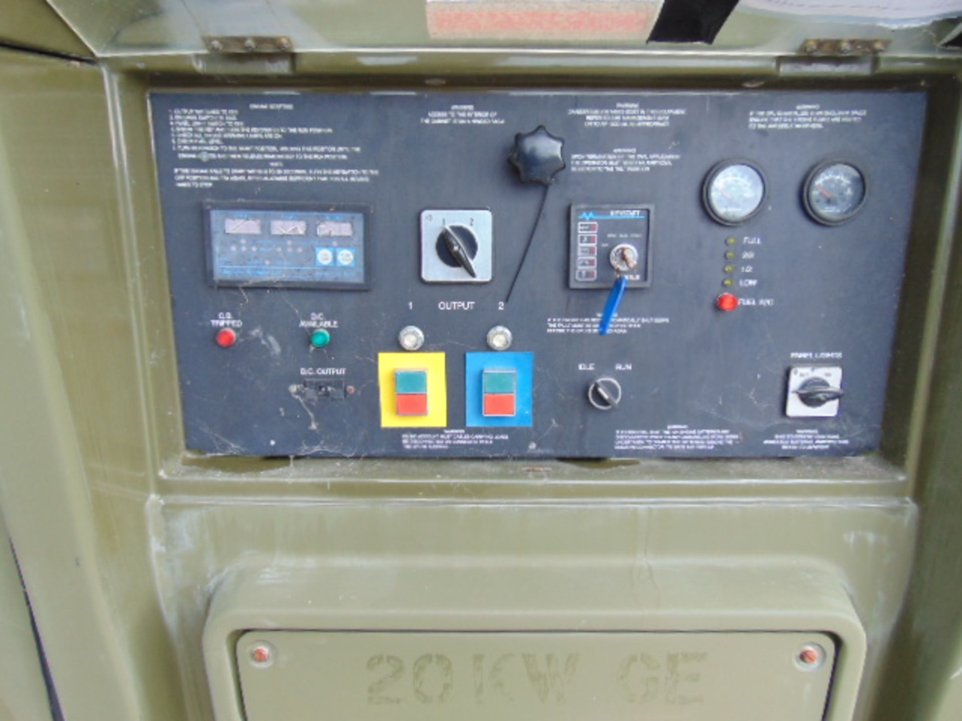 Ex Uk Royal Air Force Trailer Mounted 25 KVA Generator - Image 12 of 20