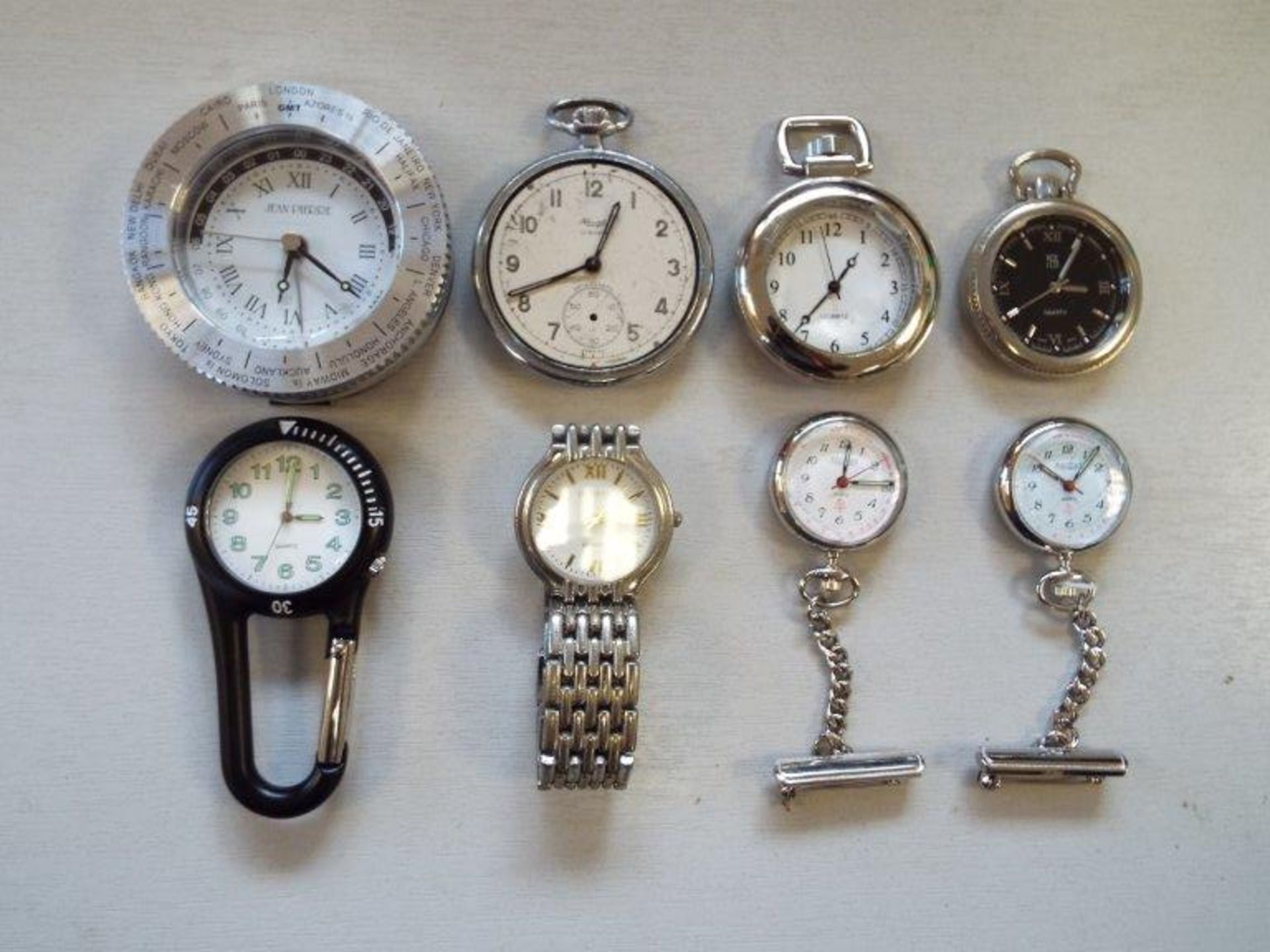 8 x Mixed Watches inc. Pocket Watches, Nurses Watches etc