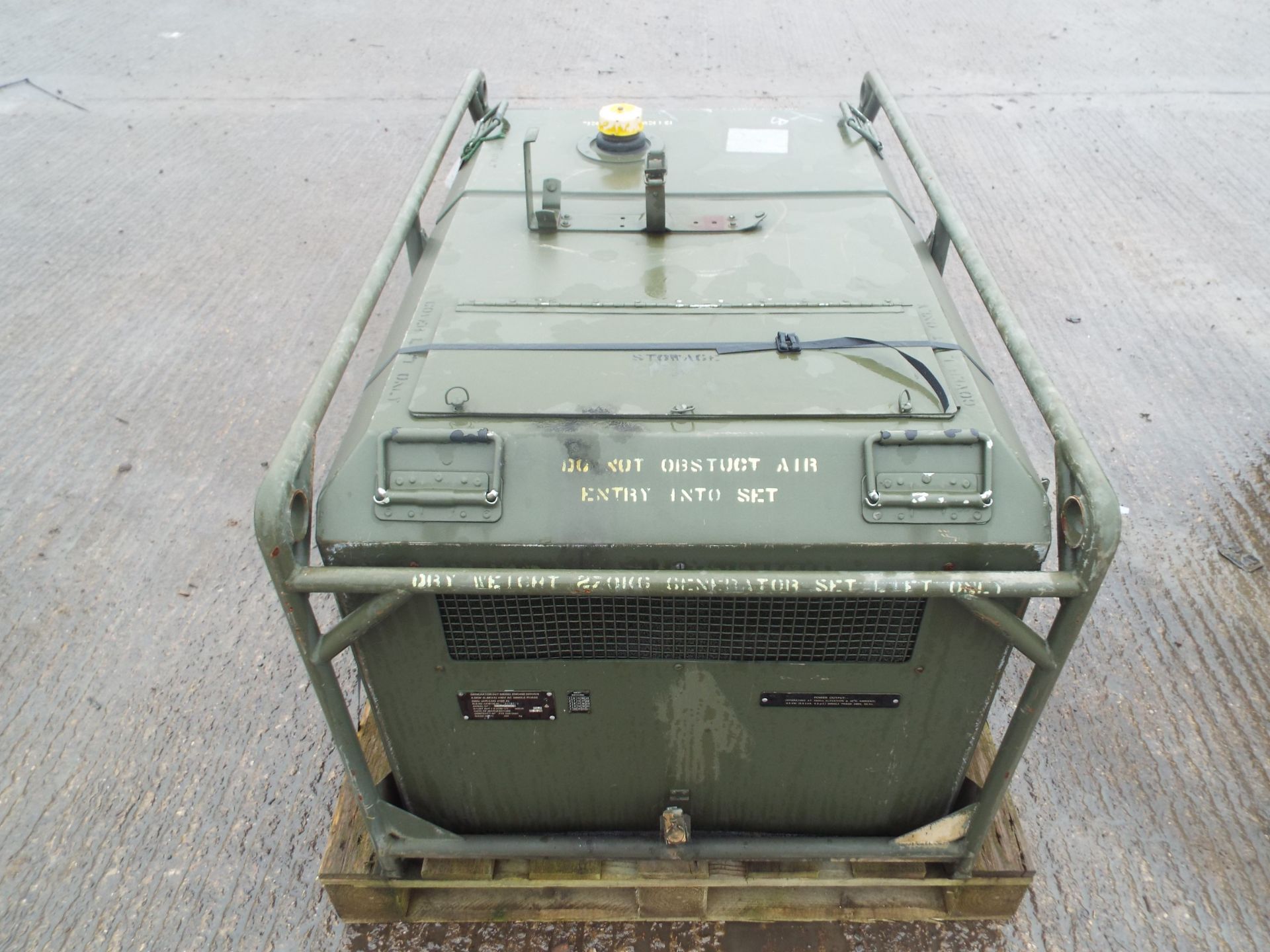Lister Petter Air Log 4169 A 5.6 KVA Single Phase Diesel Generator - Image 3 of 11