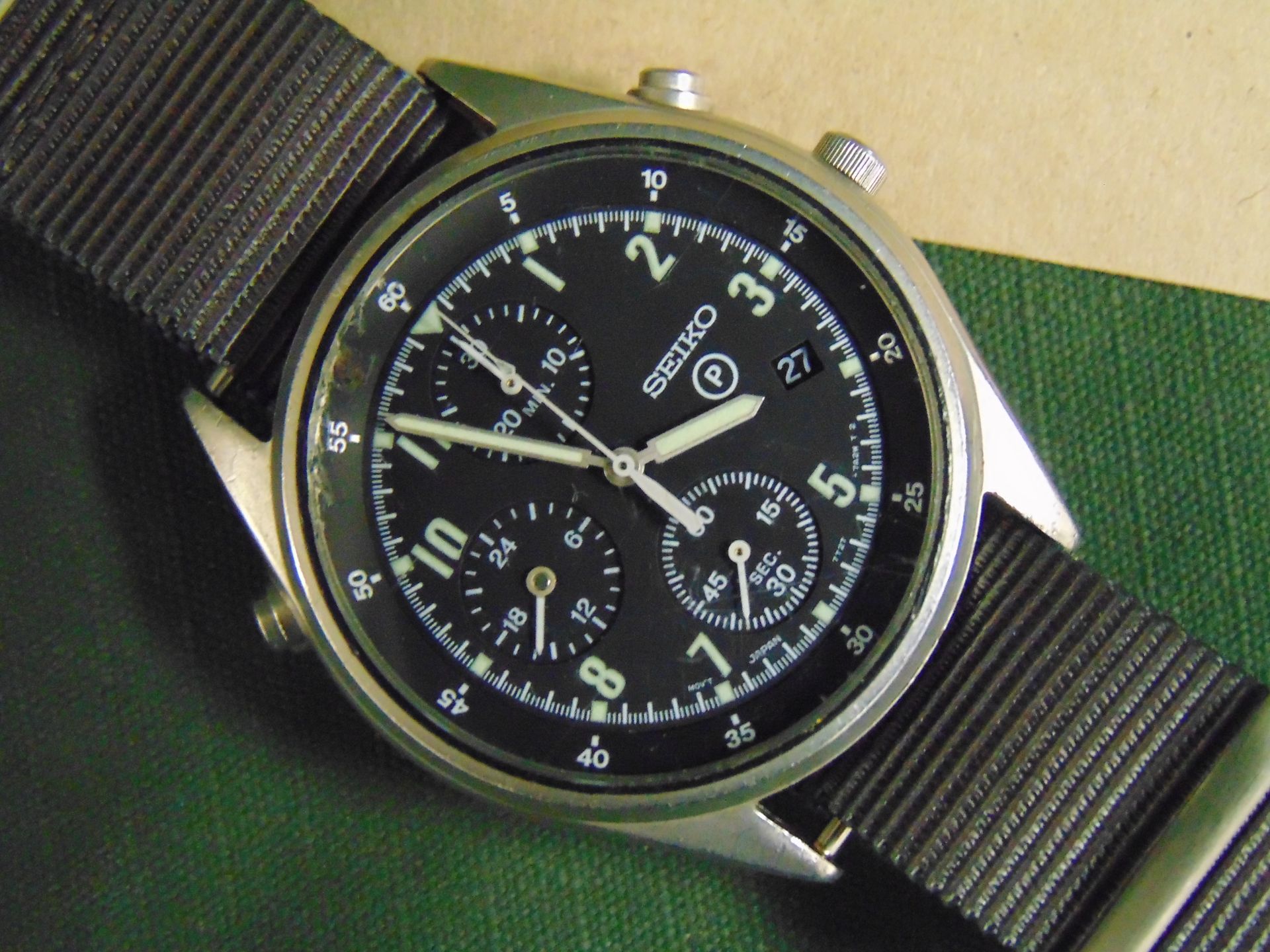 You are bidding on a Seiko Gen 2 Pilots Chrono Date 1995 - Image 2 of 6