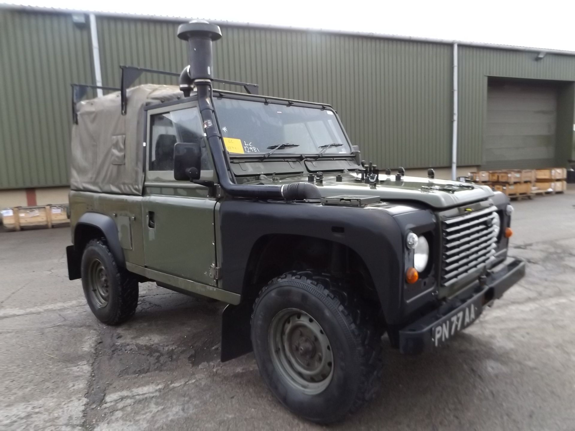 Very Rare Royal Marines Winter/Water Land Rover Wolf 90 Soft Top