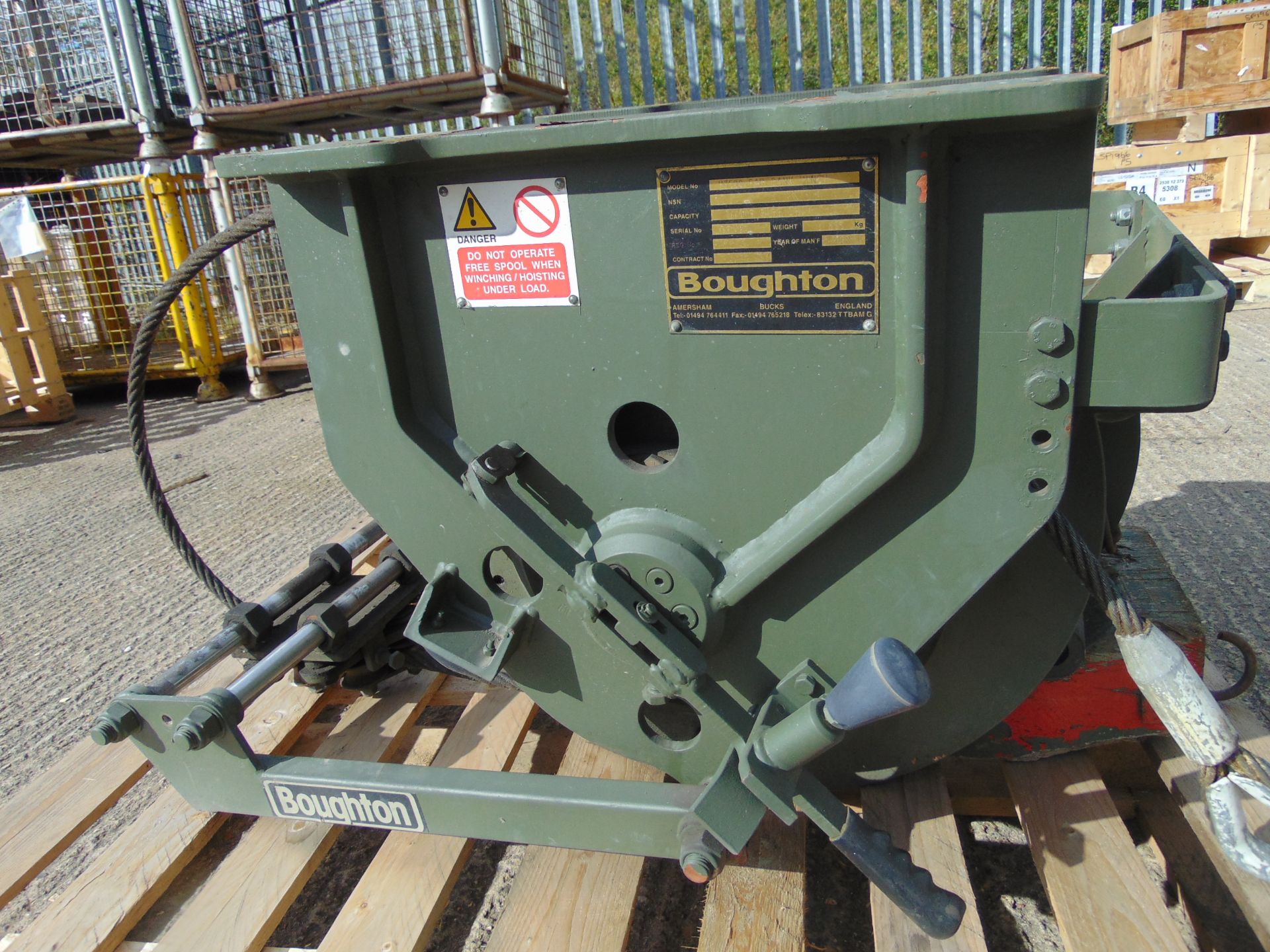 Boughton H7500 7.5T Vehicle Mounted Mechanical Winch Drum - Image 8 of 10