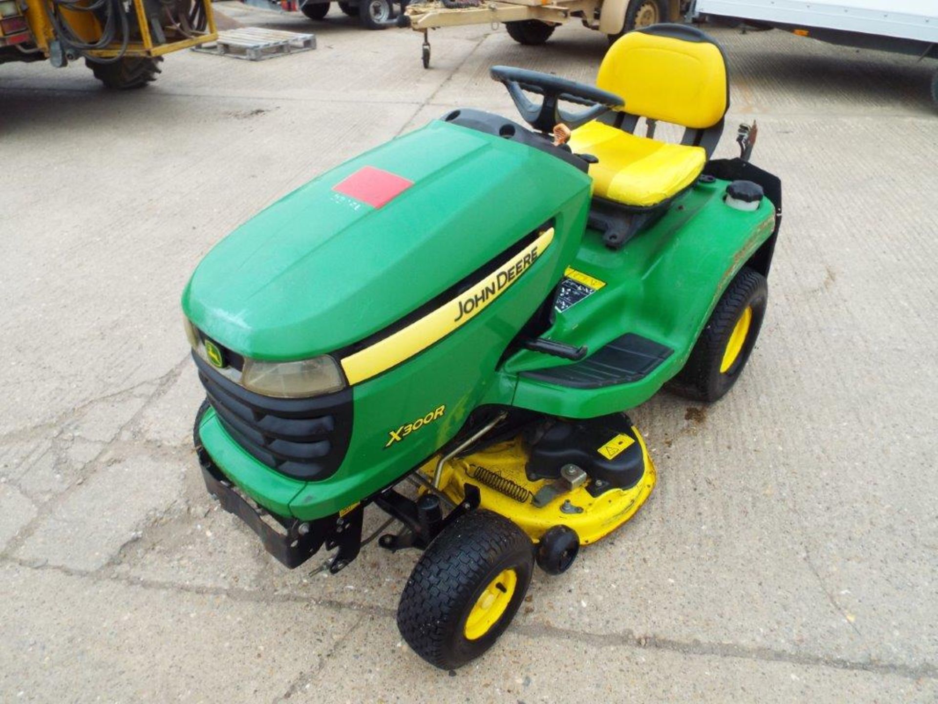 John Deere X300R 18.5-hp V-twin Lawn Tractor with 42" Deck - Image 3 of 20