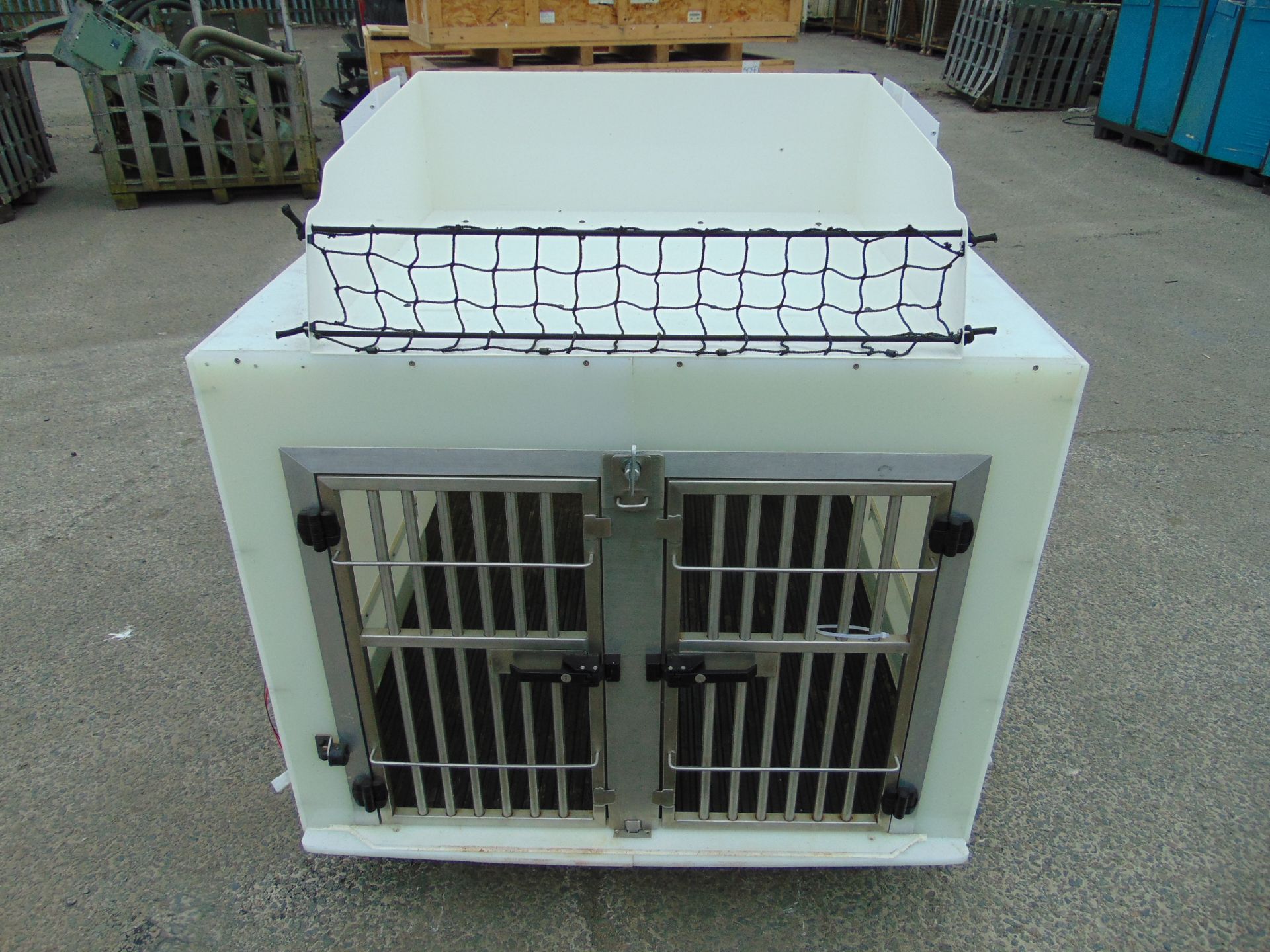 Double Dog Cage with Electronic Feeding Hatches - Image 2 of 13