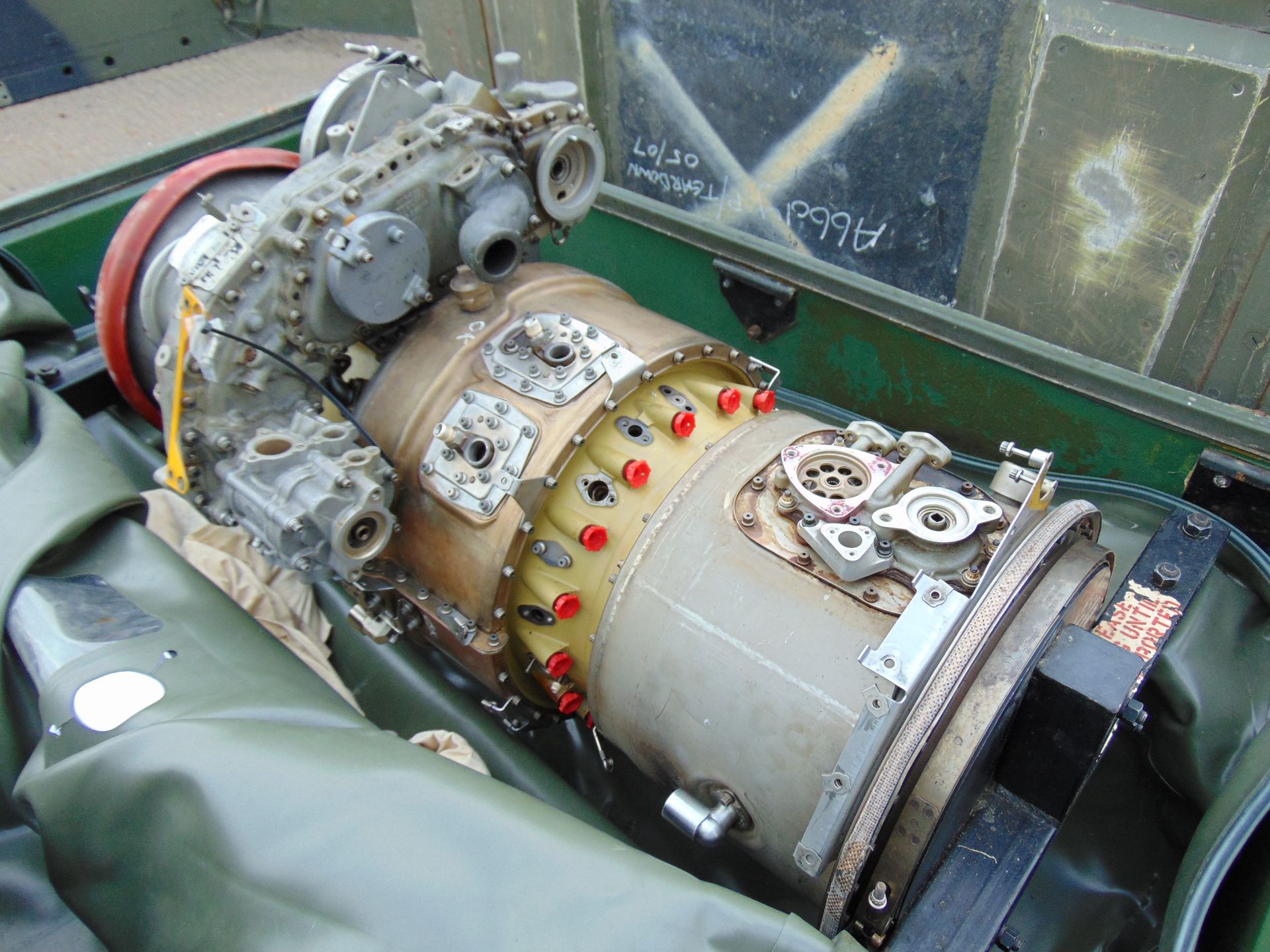 Rolls Royce Gem Jet Engine complete with Transportation Cradle - Image 2 of 8