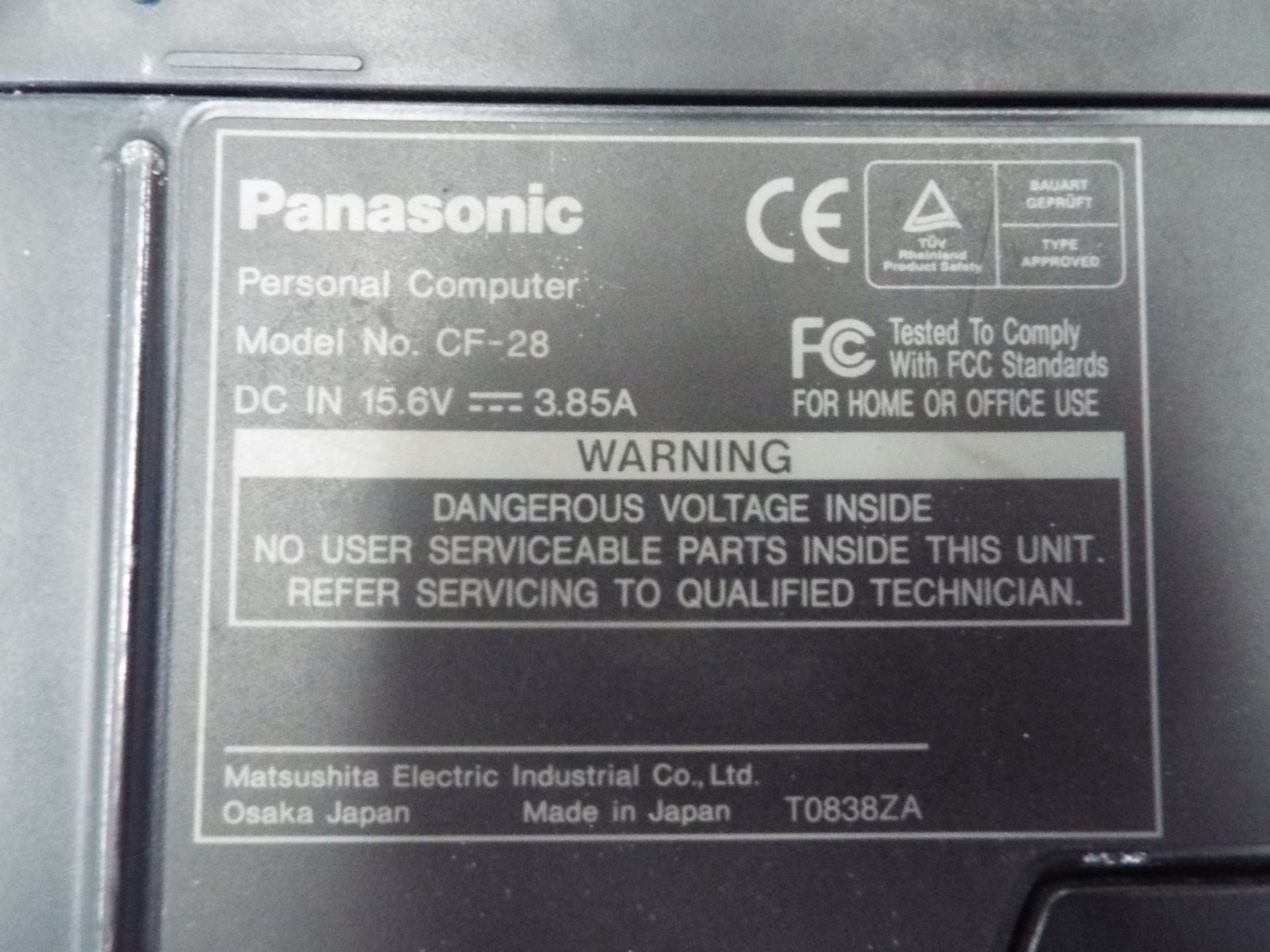 Panasonic CF-28 Toughbook Laptop - Image 10 of 10
