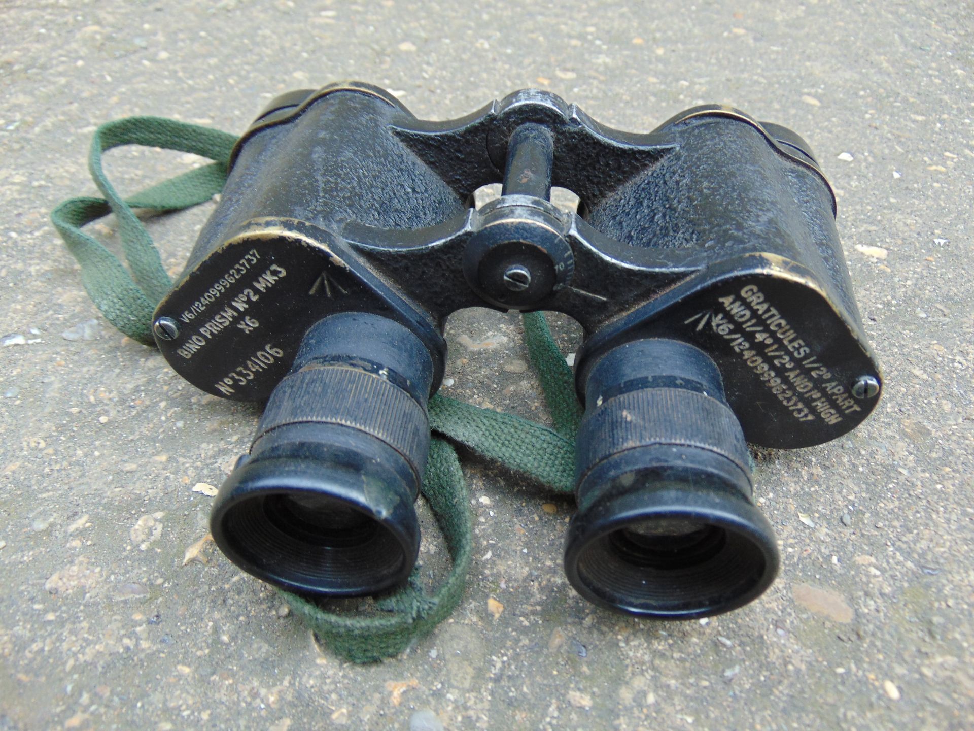 BINO PRISM No2 MK3 Binoculars intended for field use during World War 2 - Bild 3 aus 4
