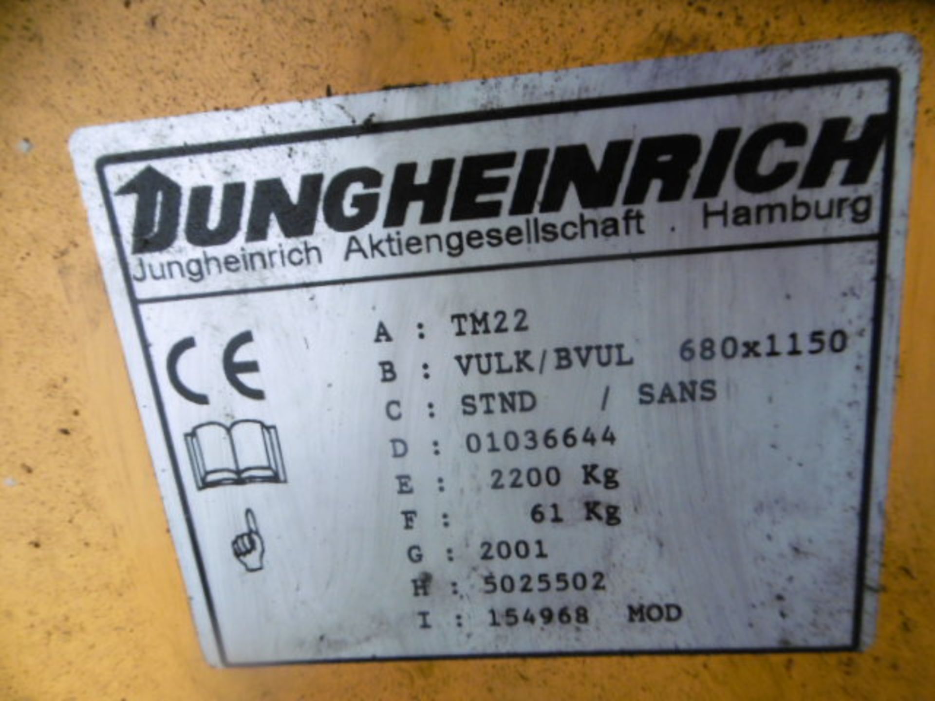 Jungheinrich 2200 Pallet Truck - Bild 8 aus 8